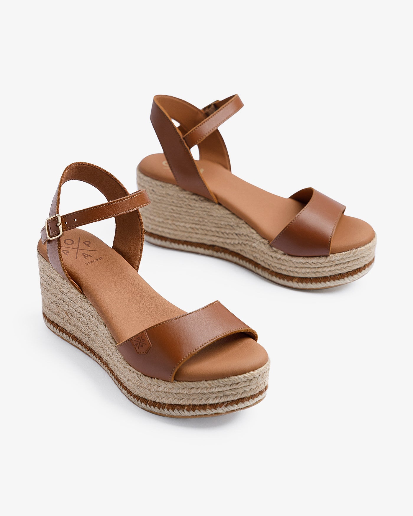 Cuña Arenal Piel Cuero 35