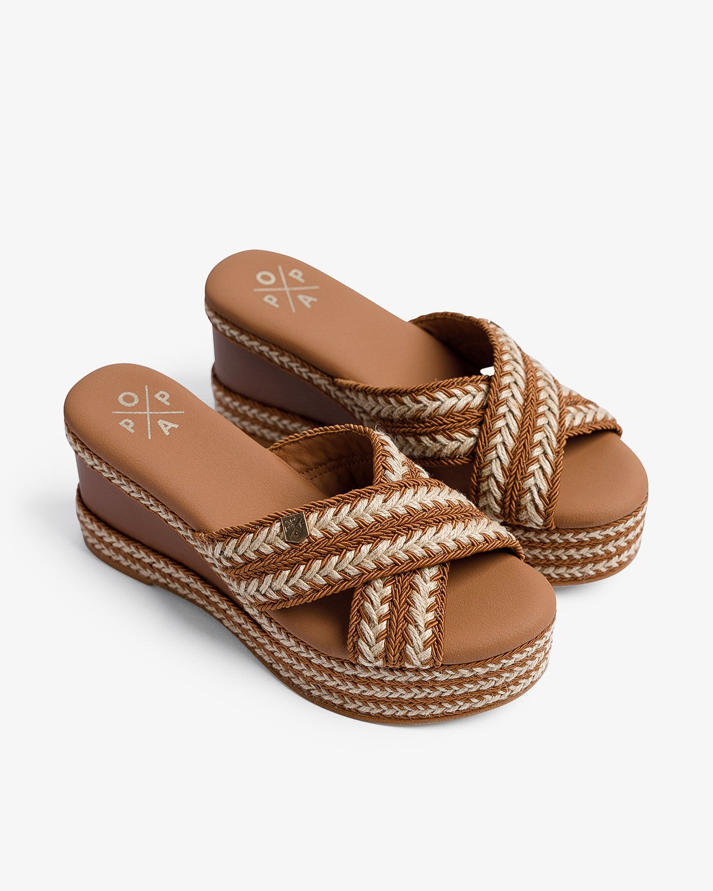 Cuña Albufera Yute Cuero 35