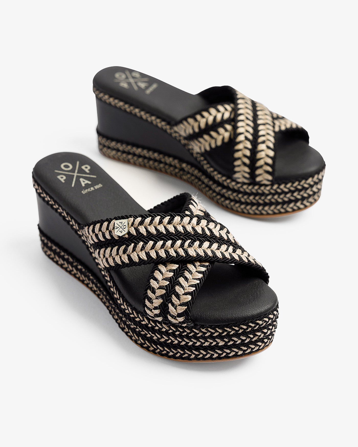 Cuña Albufera Yute Negro 35