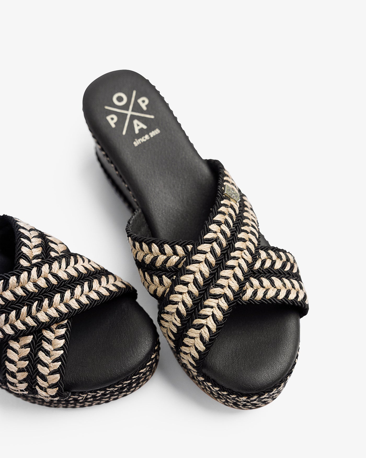 Cuña Albufera Yute Negro 35