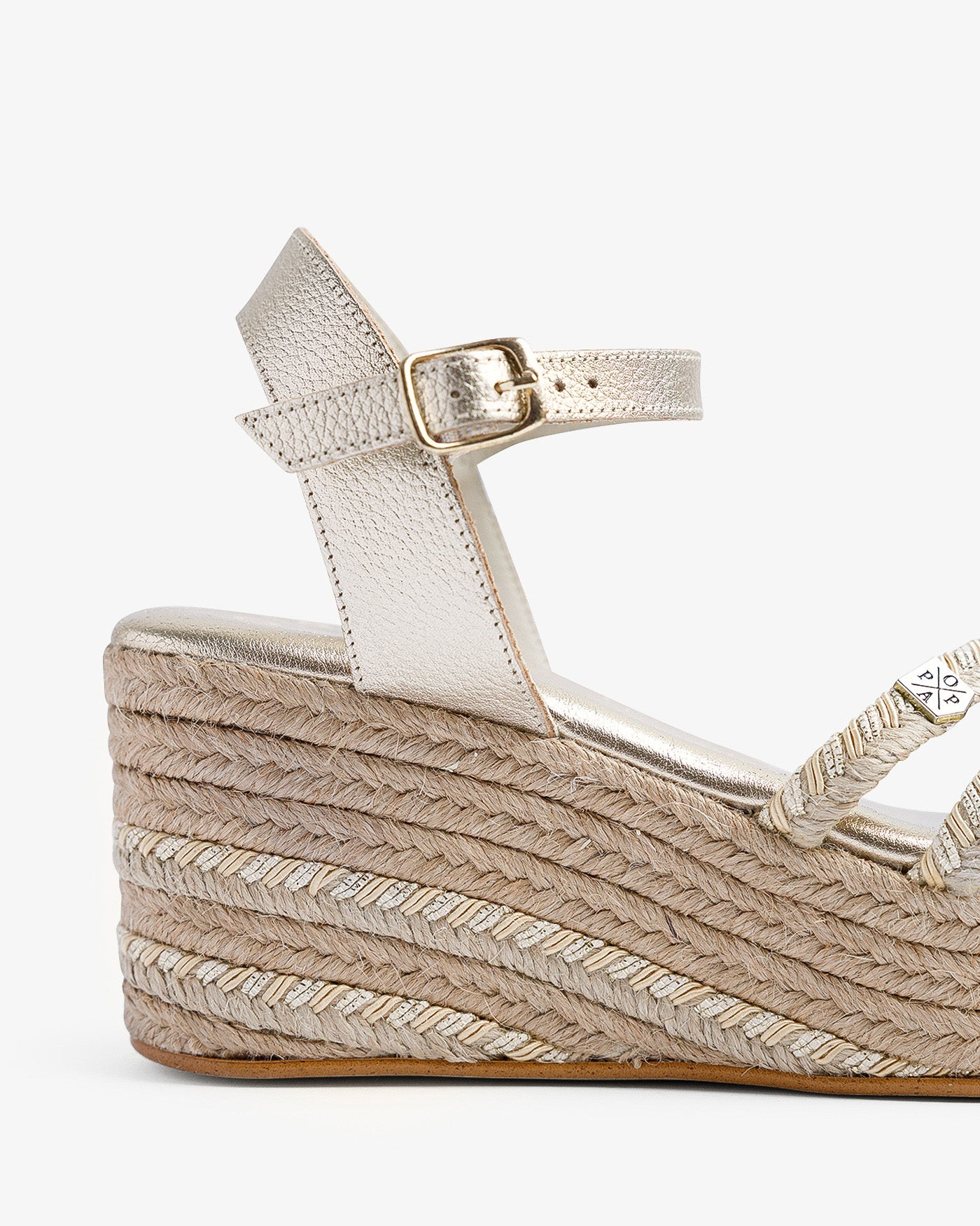 Cuña Albany Yute Oro