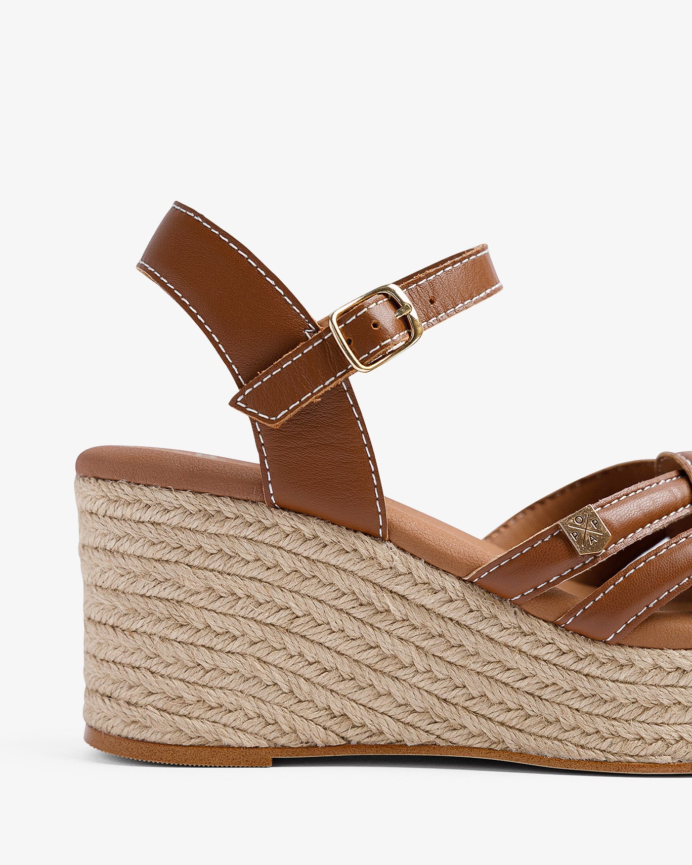 Cuña Marinha Tiras Cuero 35