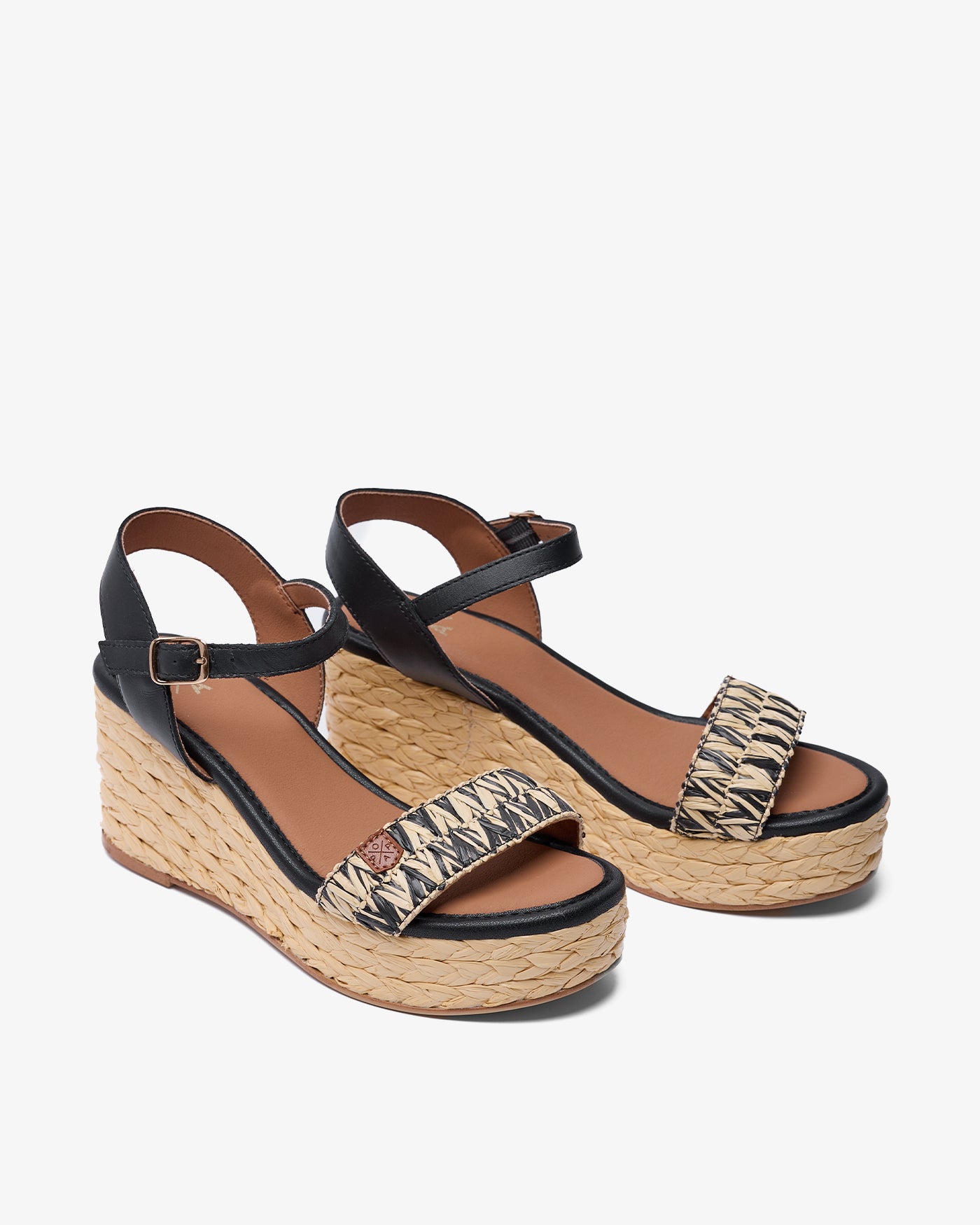 Cuña Sakarun Rafia Negro 35