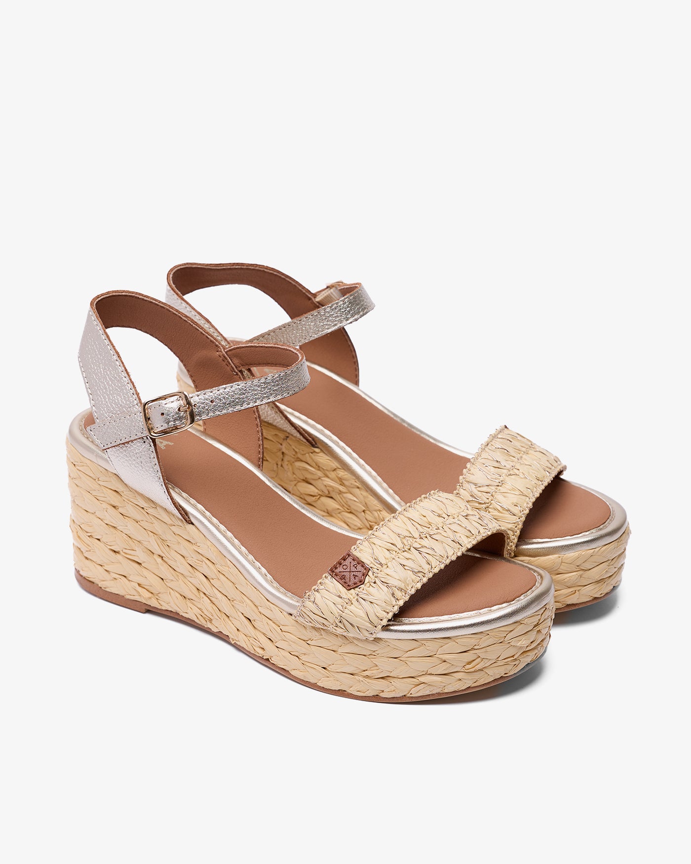 Cuña Sakarun Rafia Oro 35