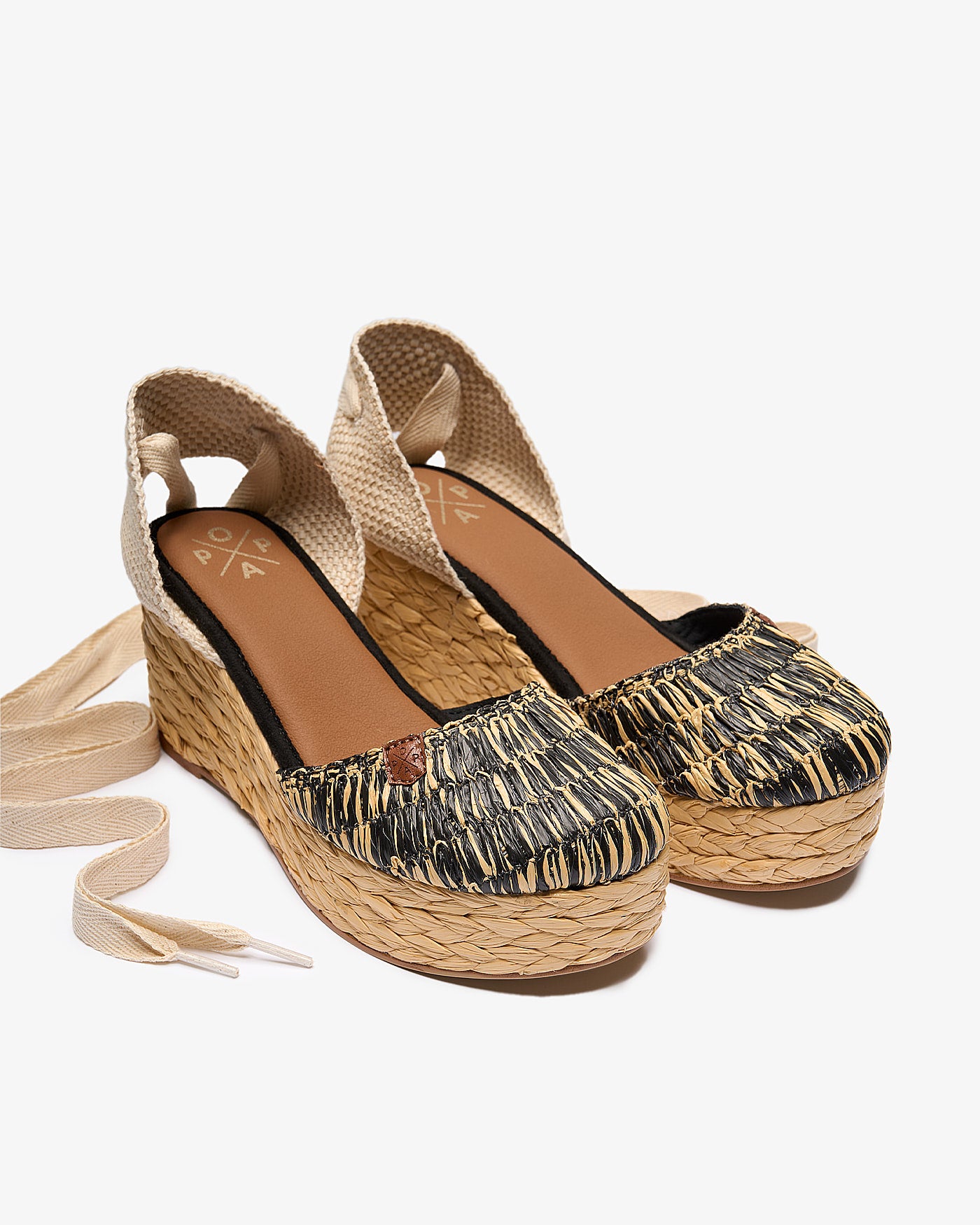 Cuña Zushi Rafia Negra