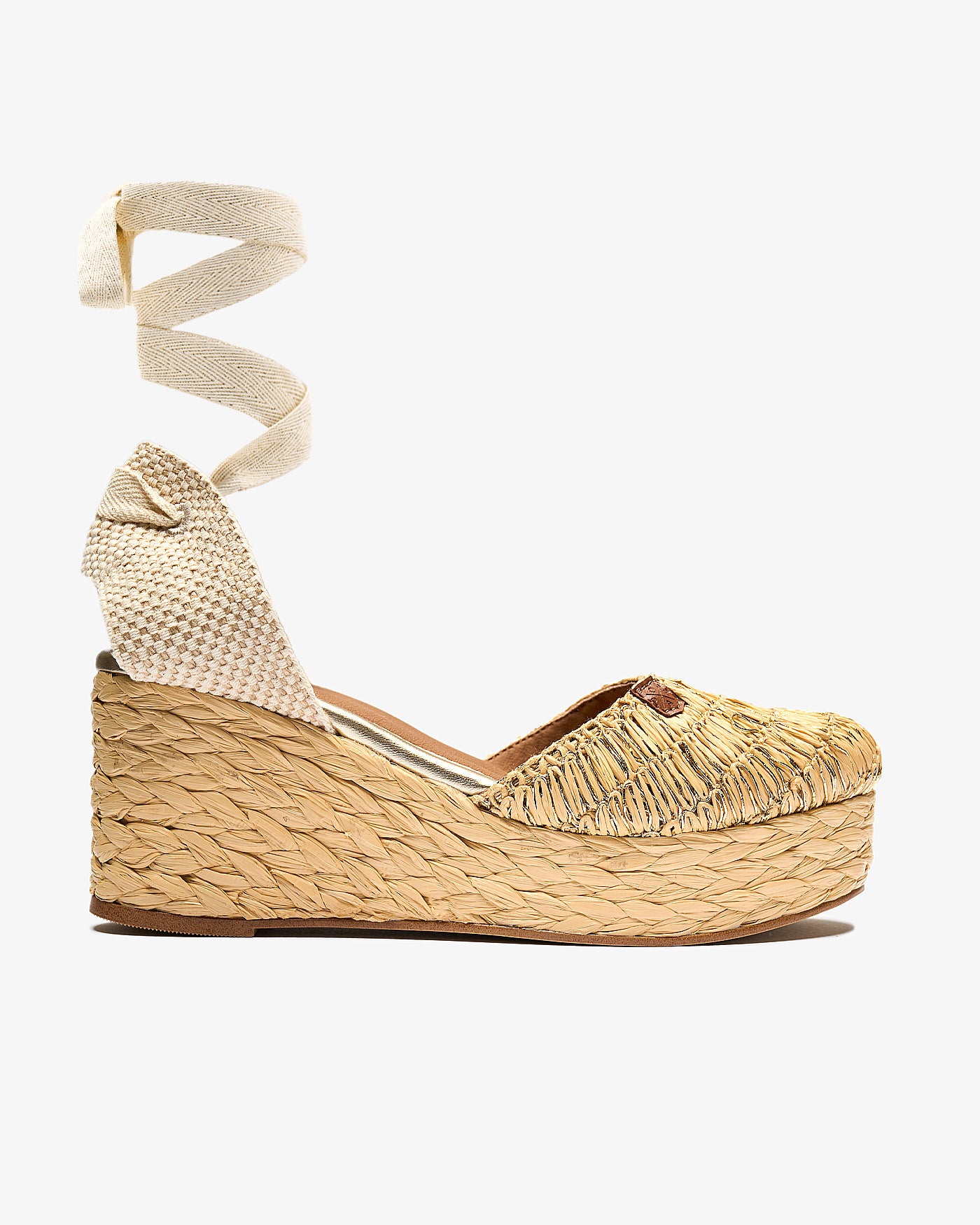 Cuña Zushi Rafia Oro