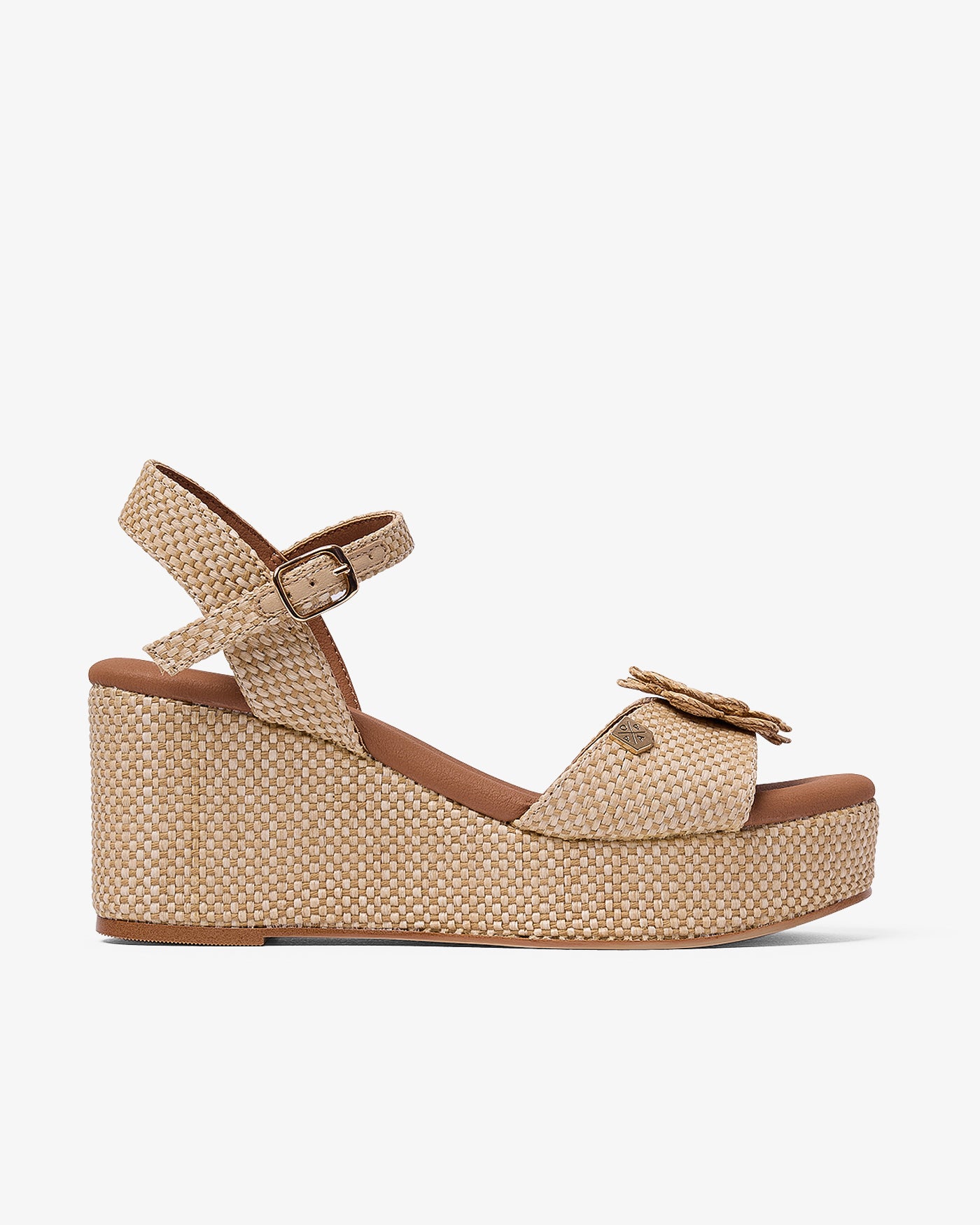 Cuña Arenal Rafia Natural 35