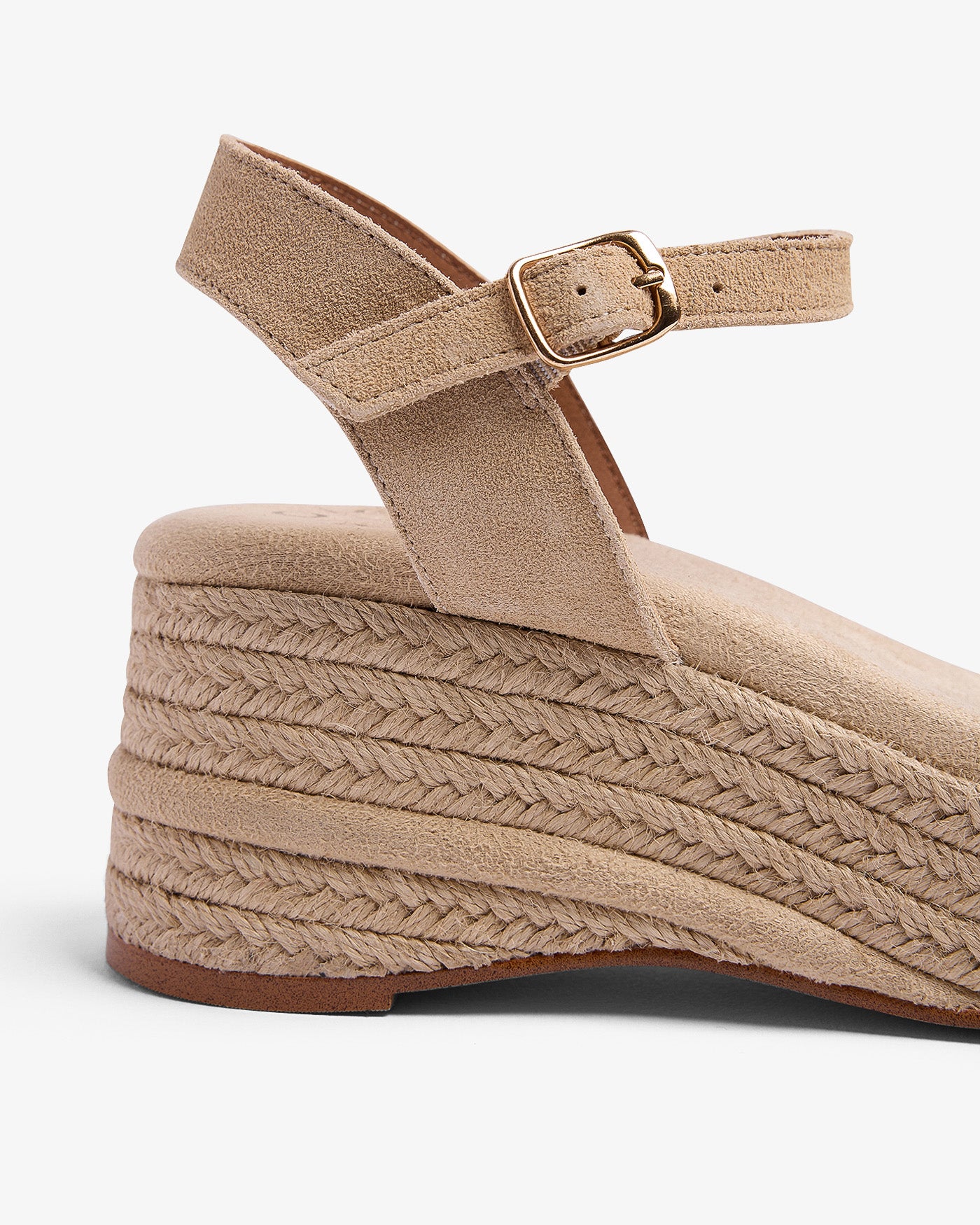 Cuña Meri Serraje Beige 35