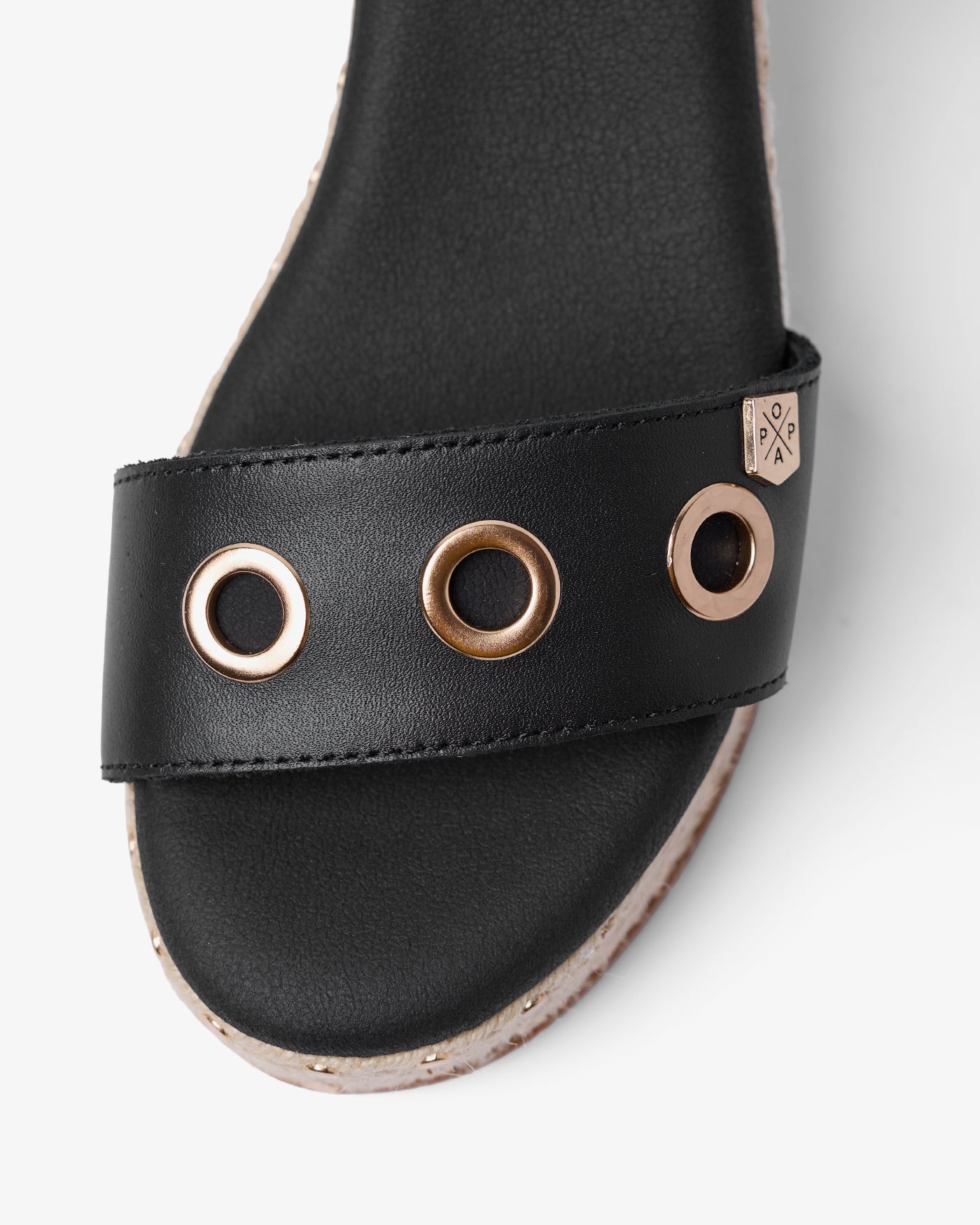 Cuña Arambol Tachuelas Napa Negro 35