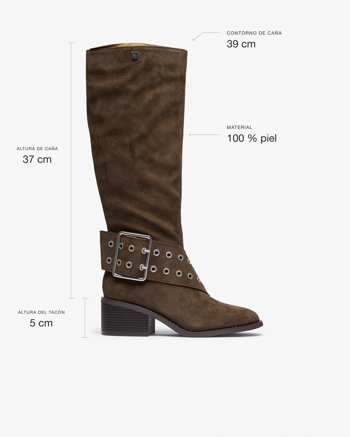 Bota Marrón de Mujer Charamel
