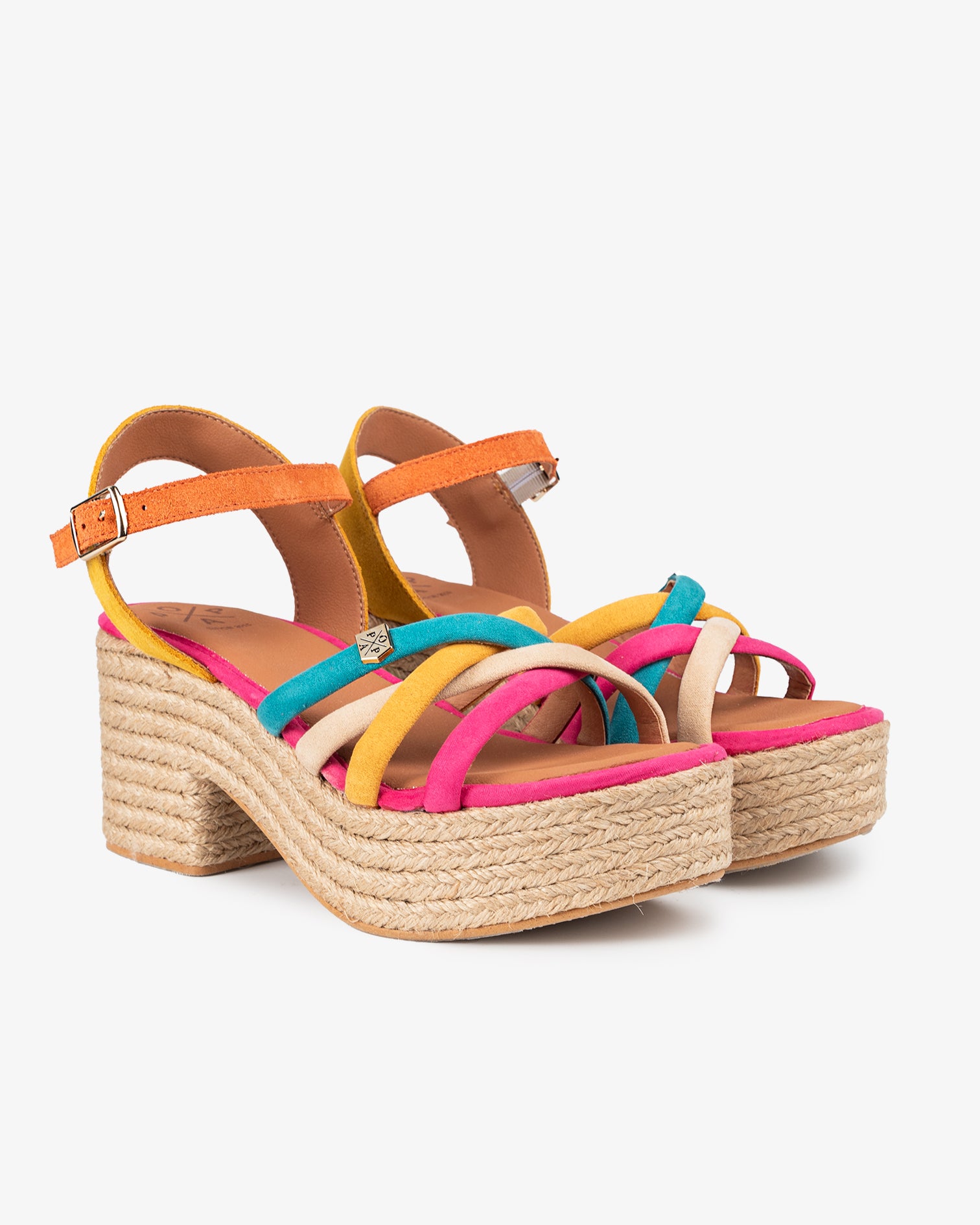 Cuña Tacón Geriba Multicolor 35
