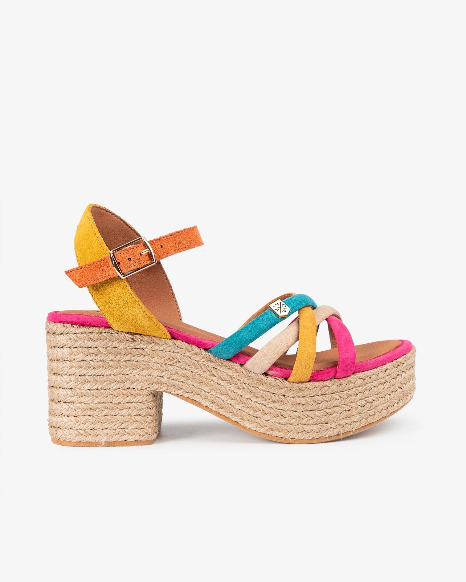 Cuña Tacón Geriba Multicolor 35