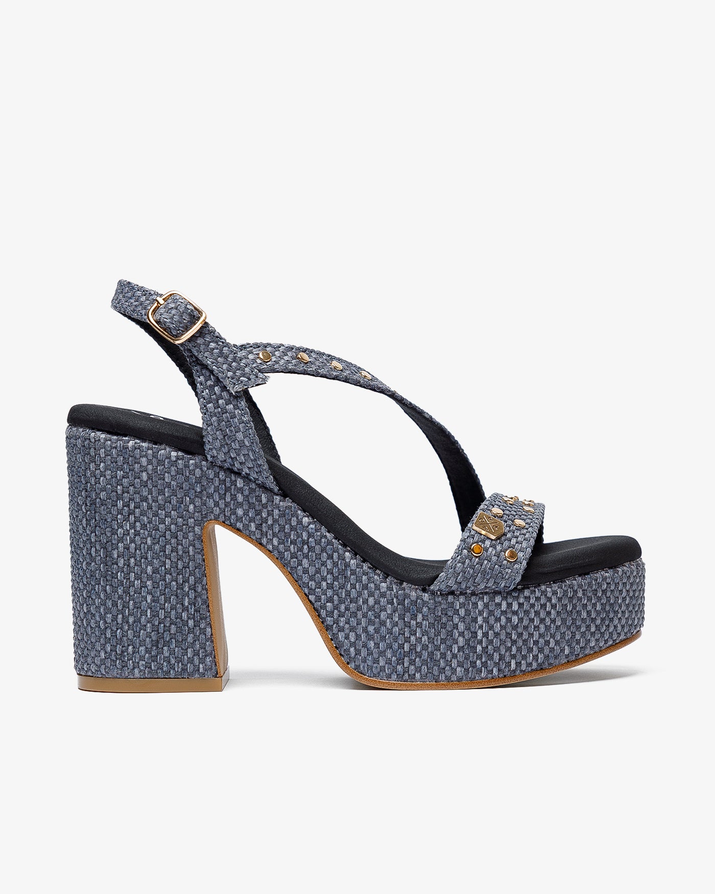 Sandalia Morlan Rafia Negro 35