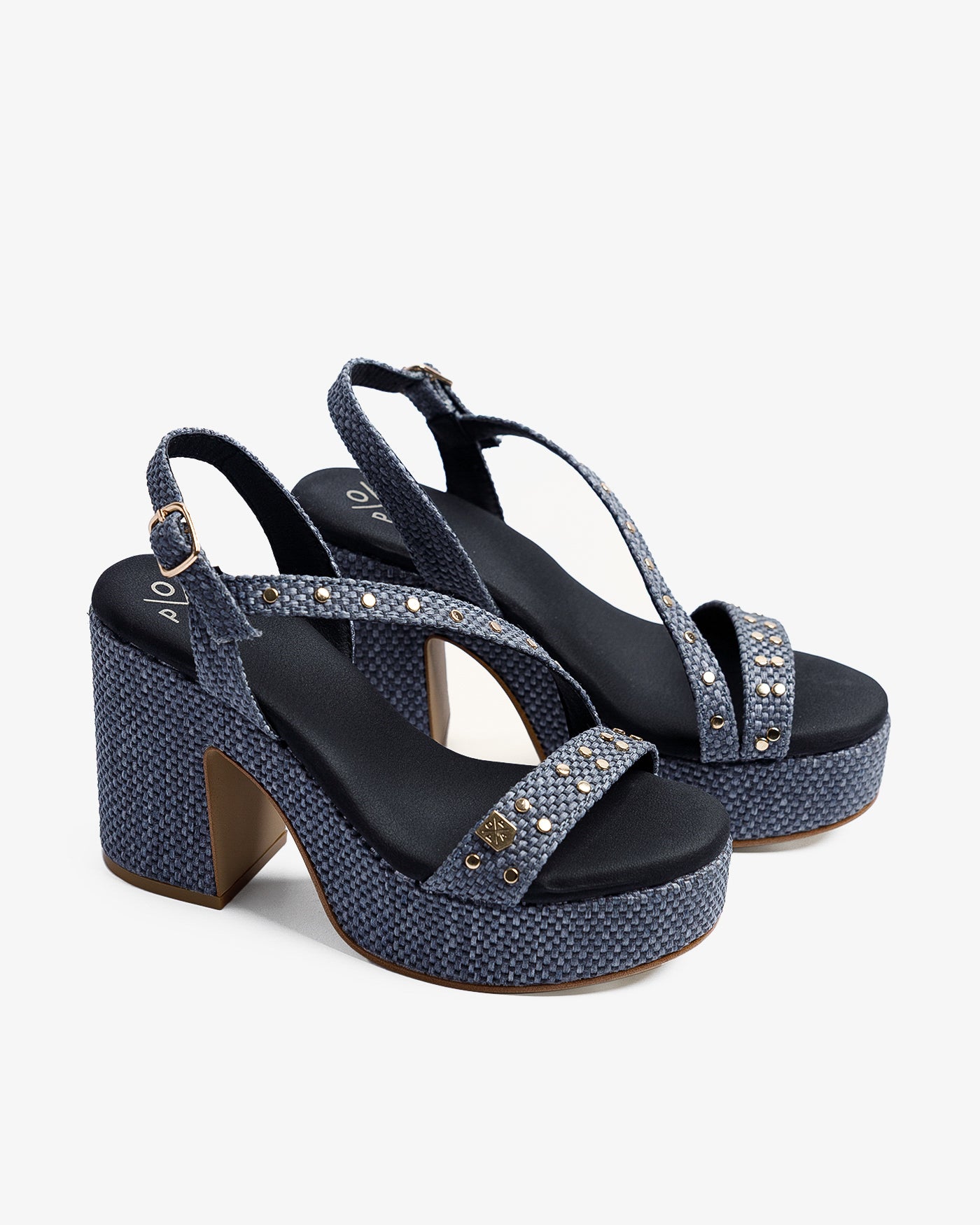 Sandalia Morlan Rafia Negro 35