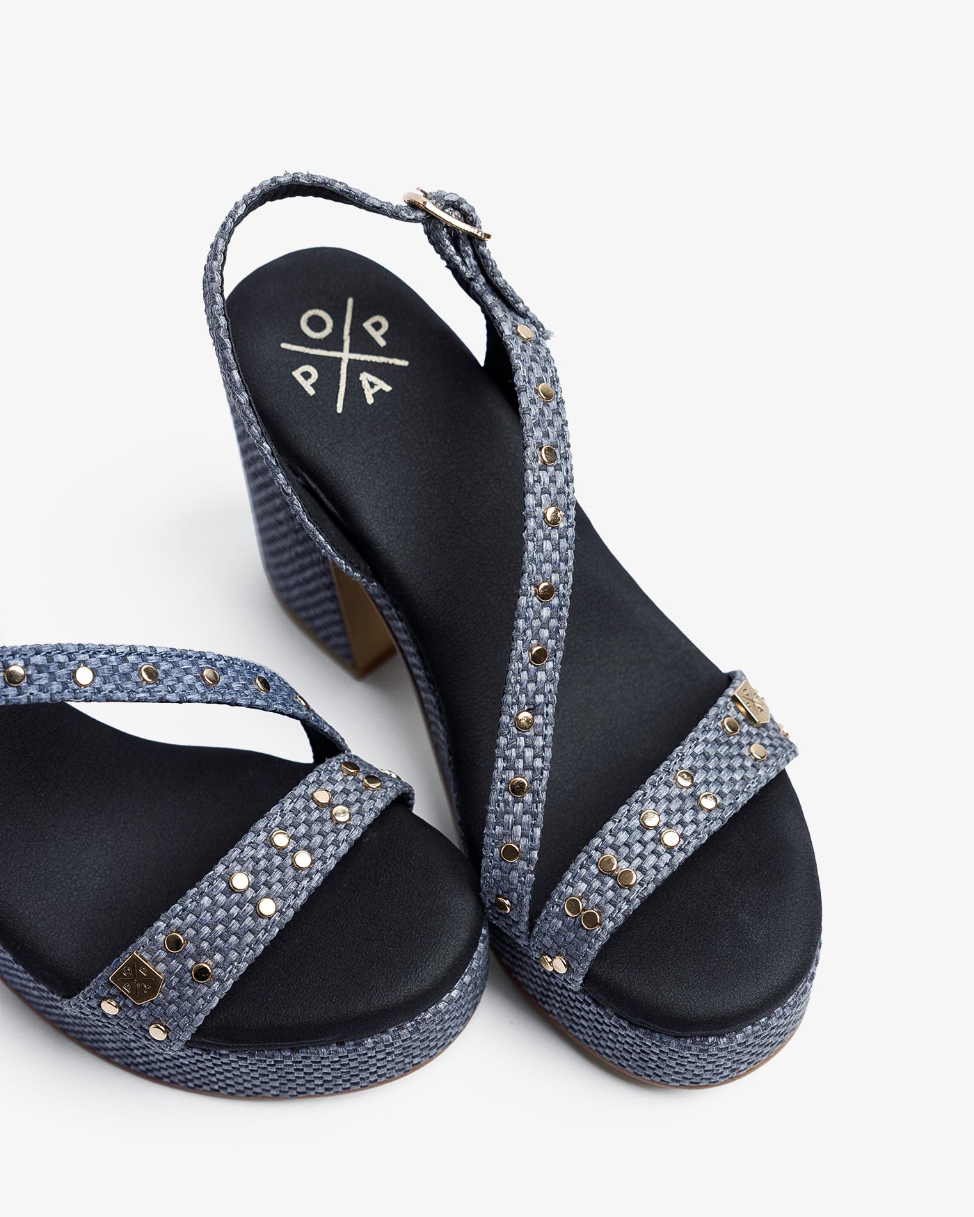 Sandalia Morlan Rafia Negro 35