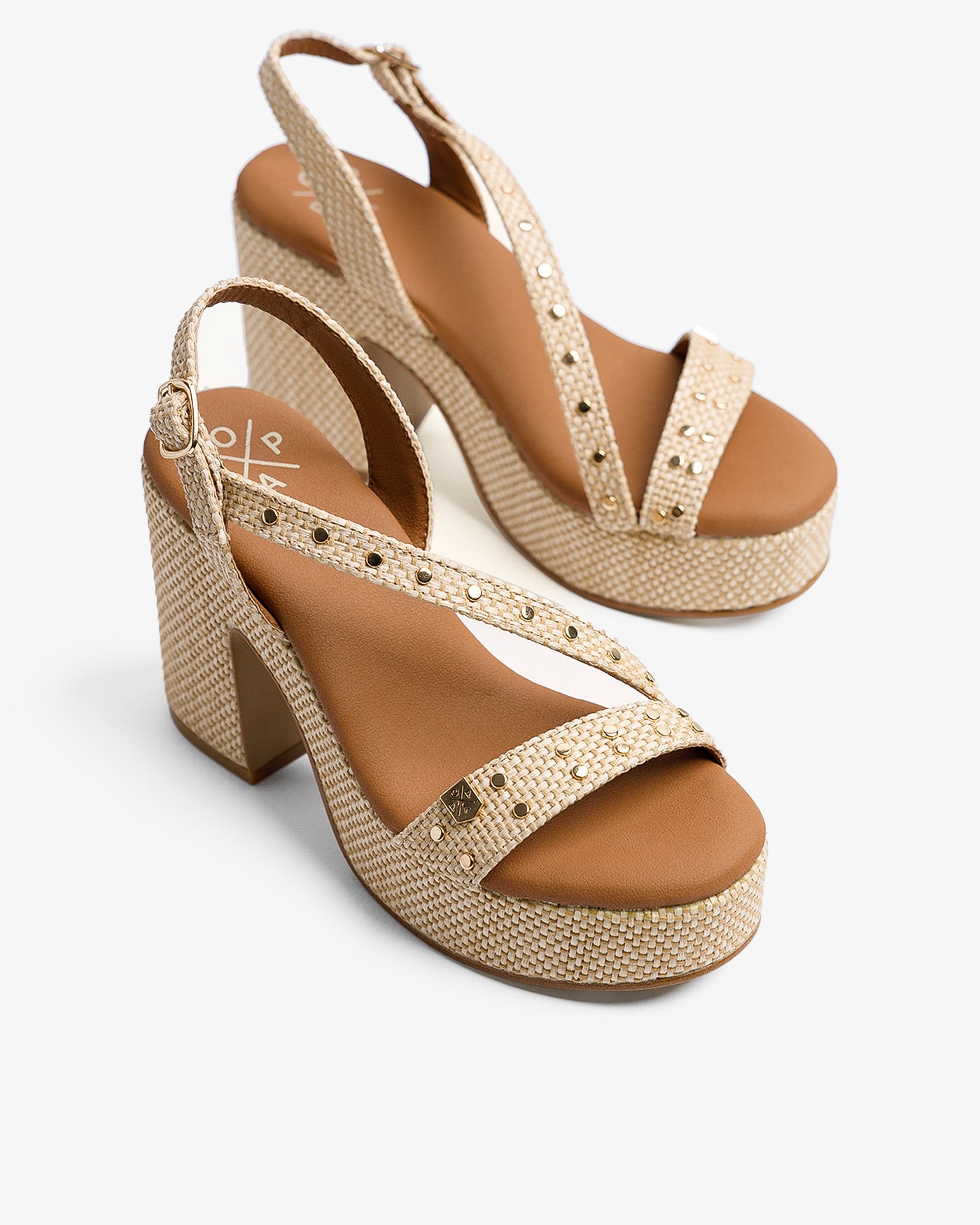 Sandalia Morlan Rafia Beige 35