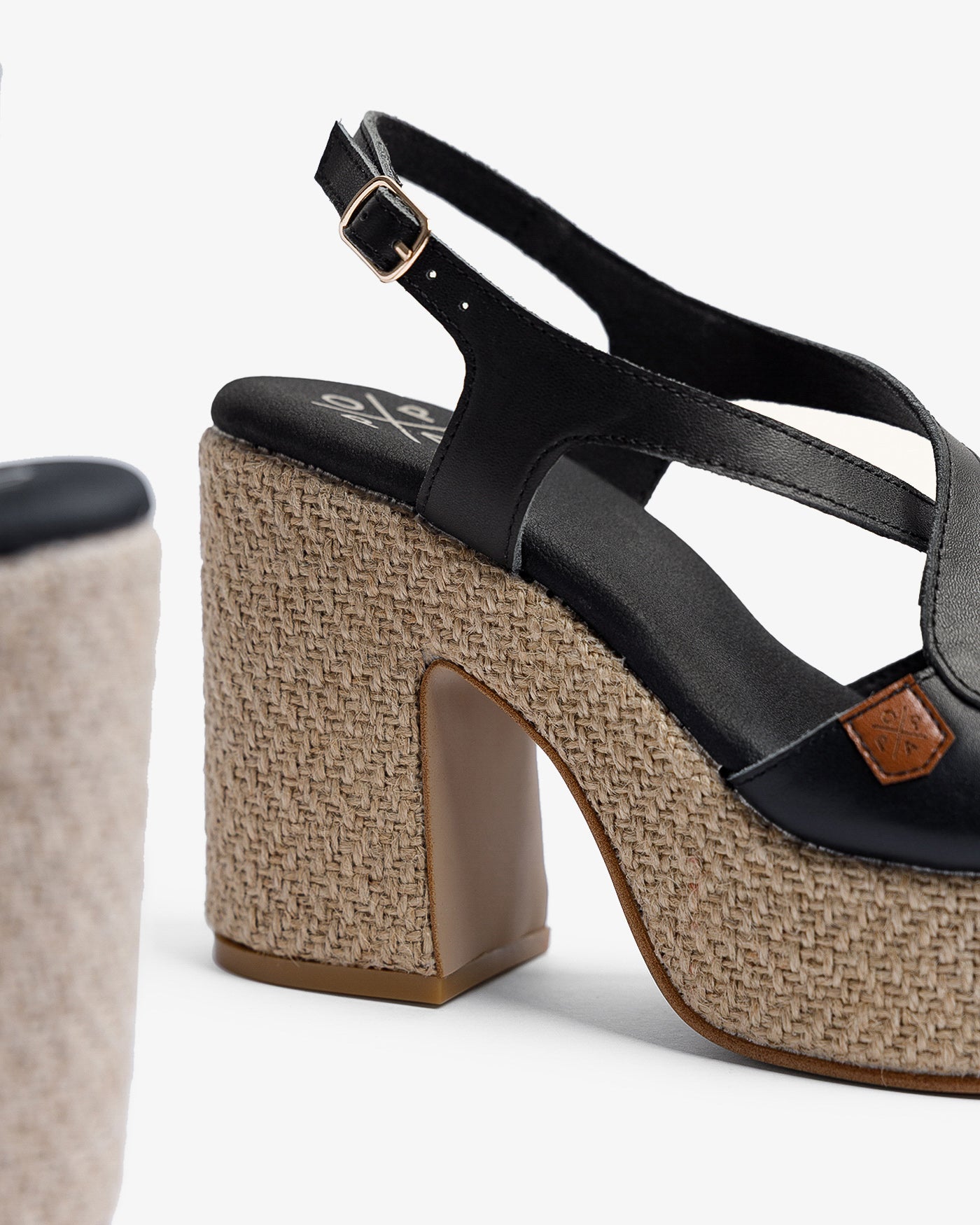 Sandalia Balares Piel Negro 35