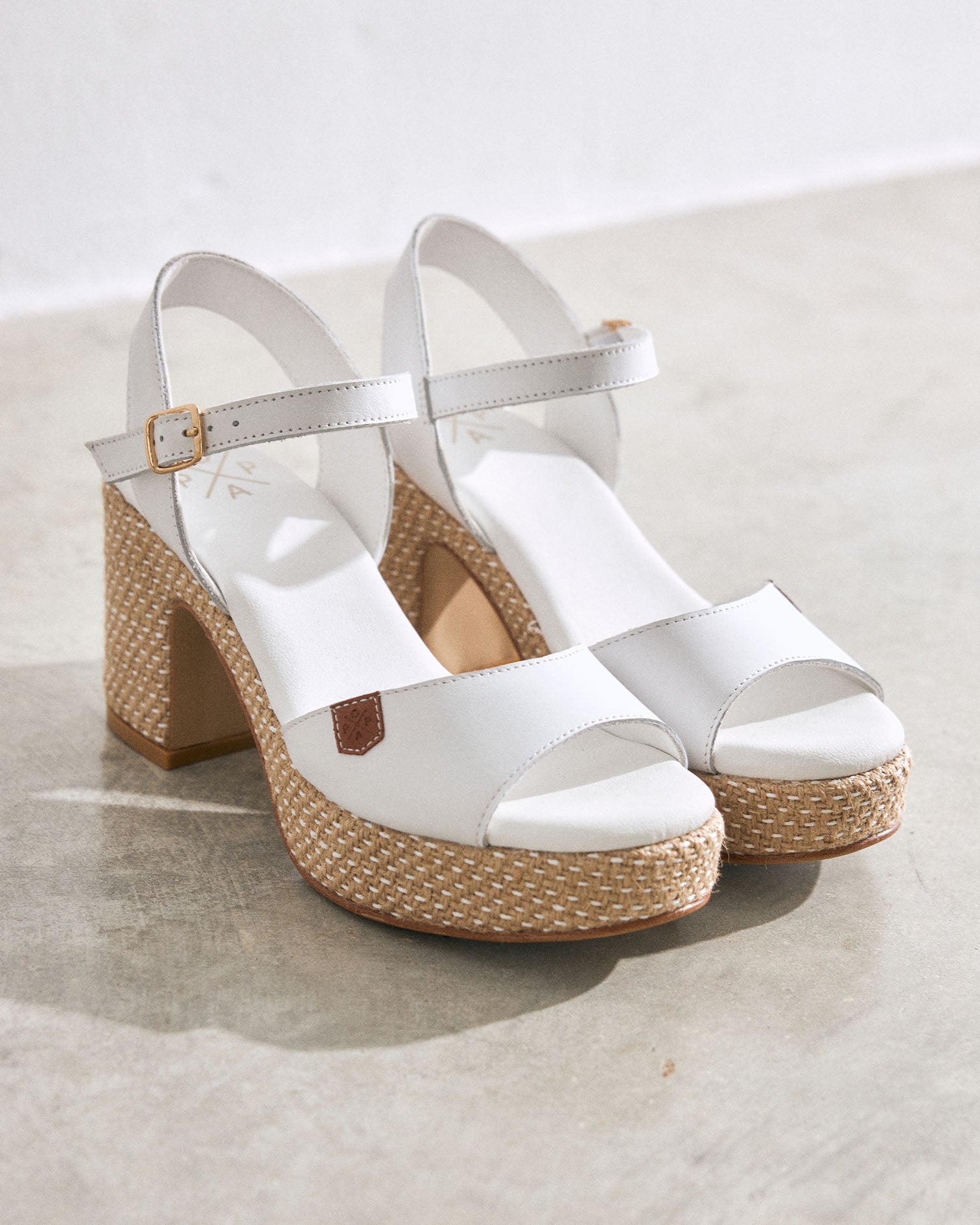 Sandalia Daira Piel Blanco