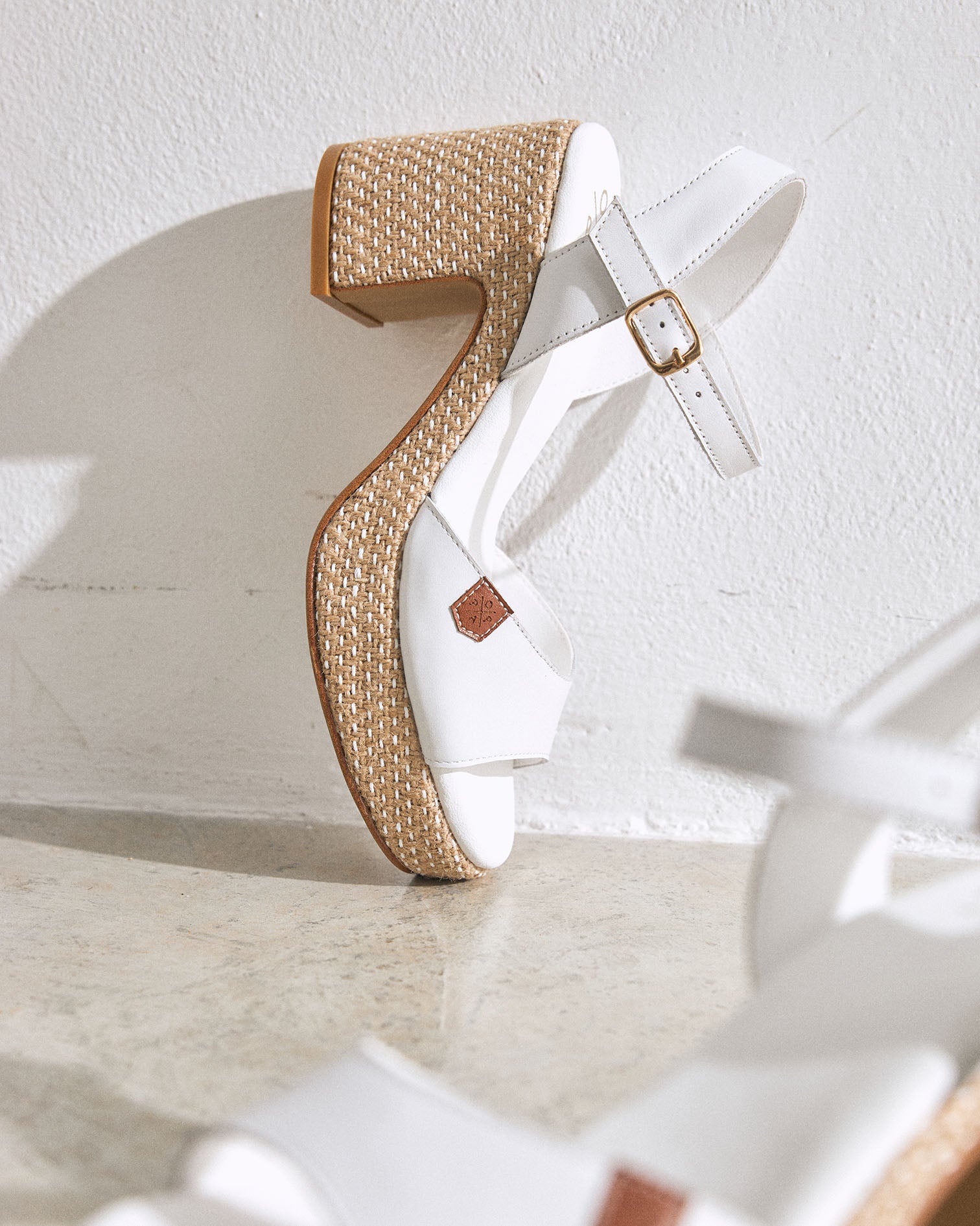 Sandalia Daira Piel Blanco