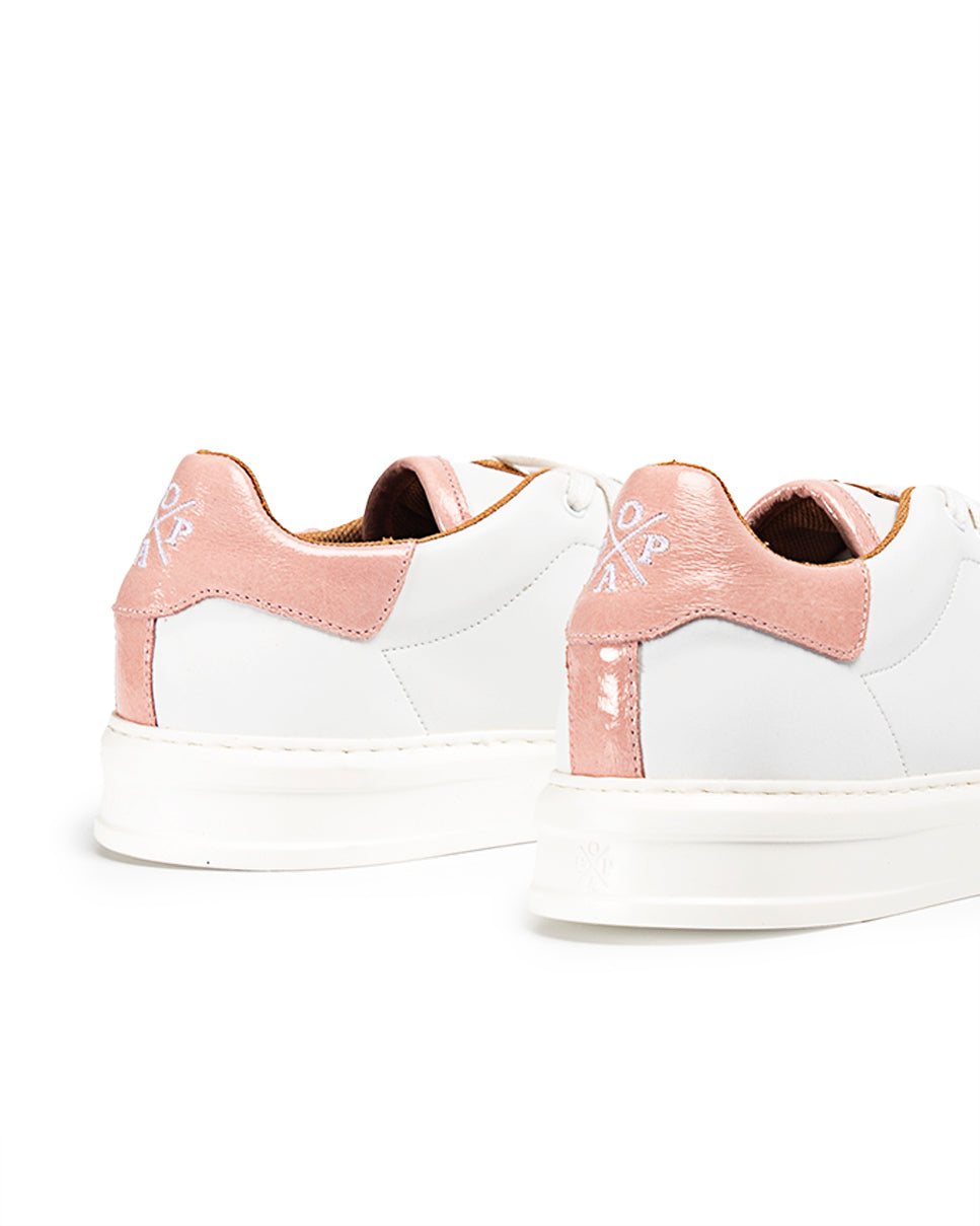 Vicort Pink Leather Sneaker