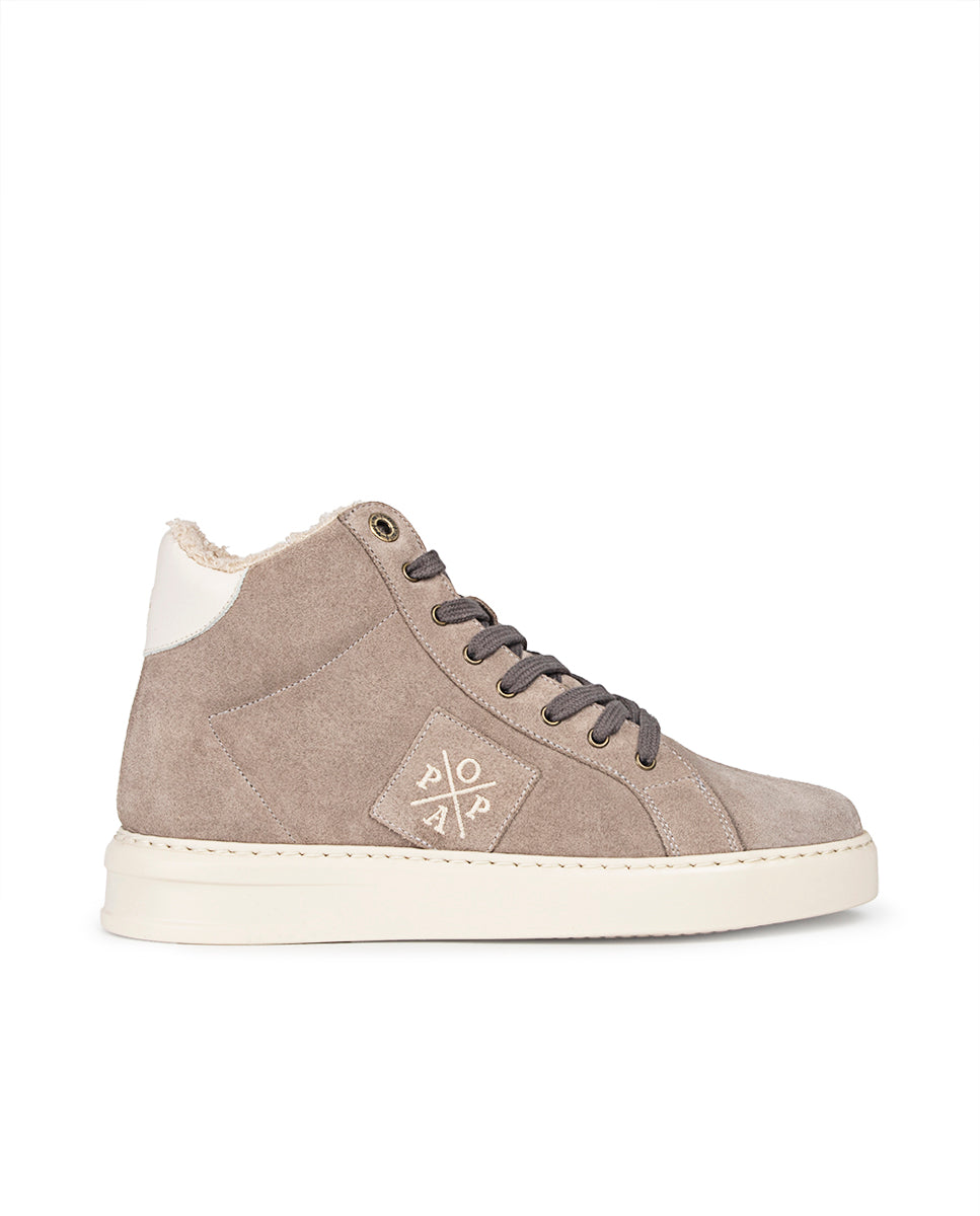 Pedraza Gray Suede Sneakers