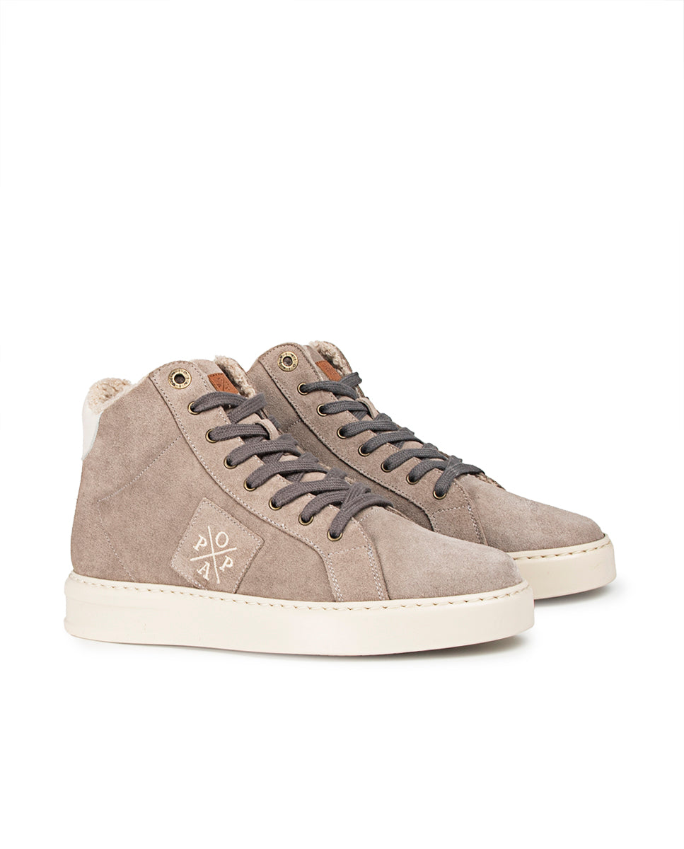 Pedraza Gray Suede Sneakers