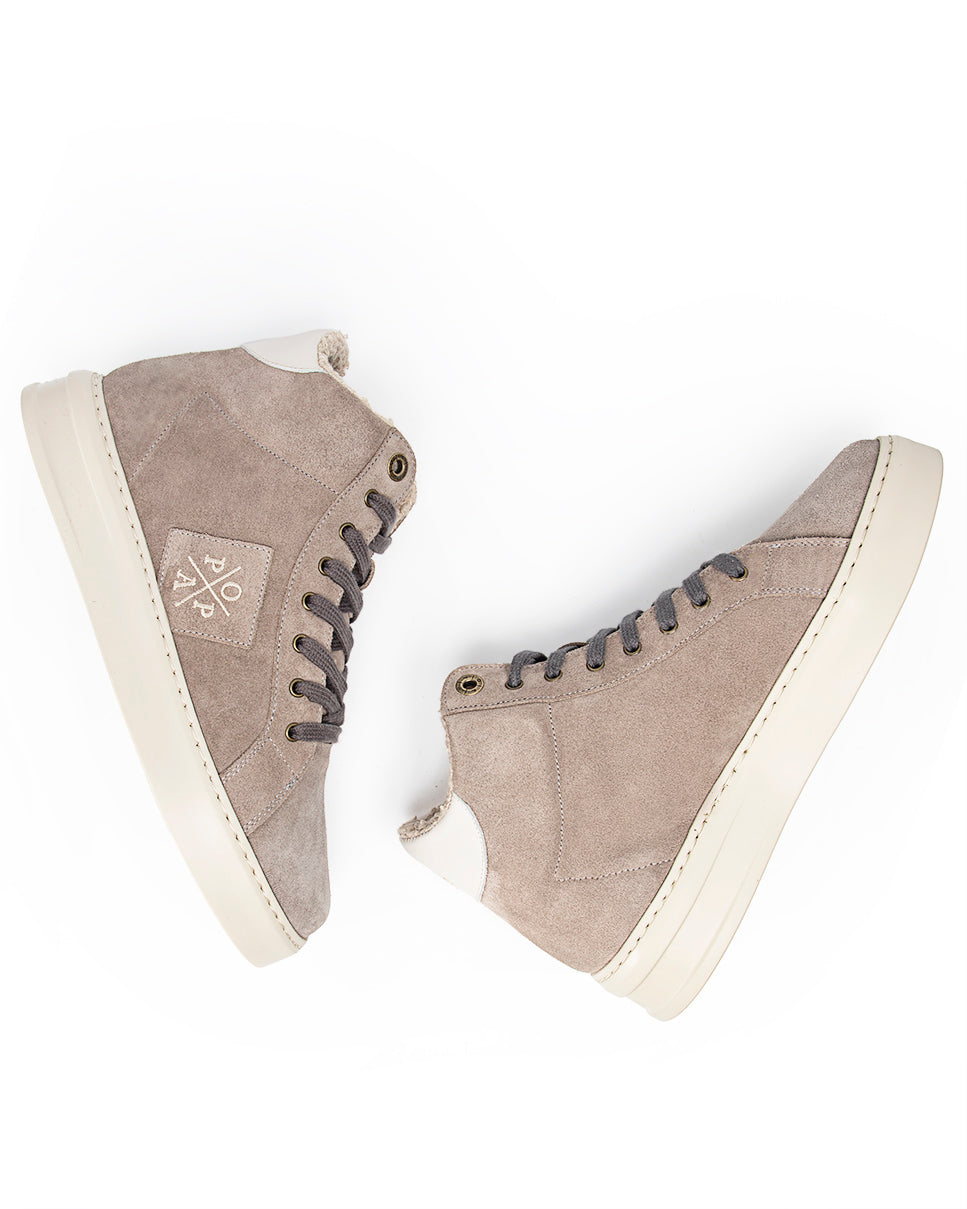 Pedraza Gray Suede Sneakers