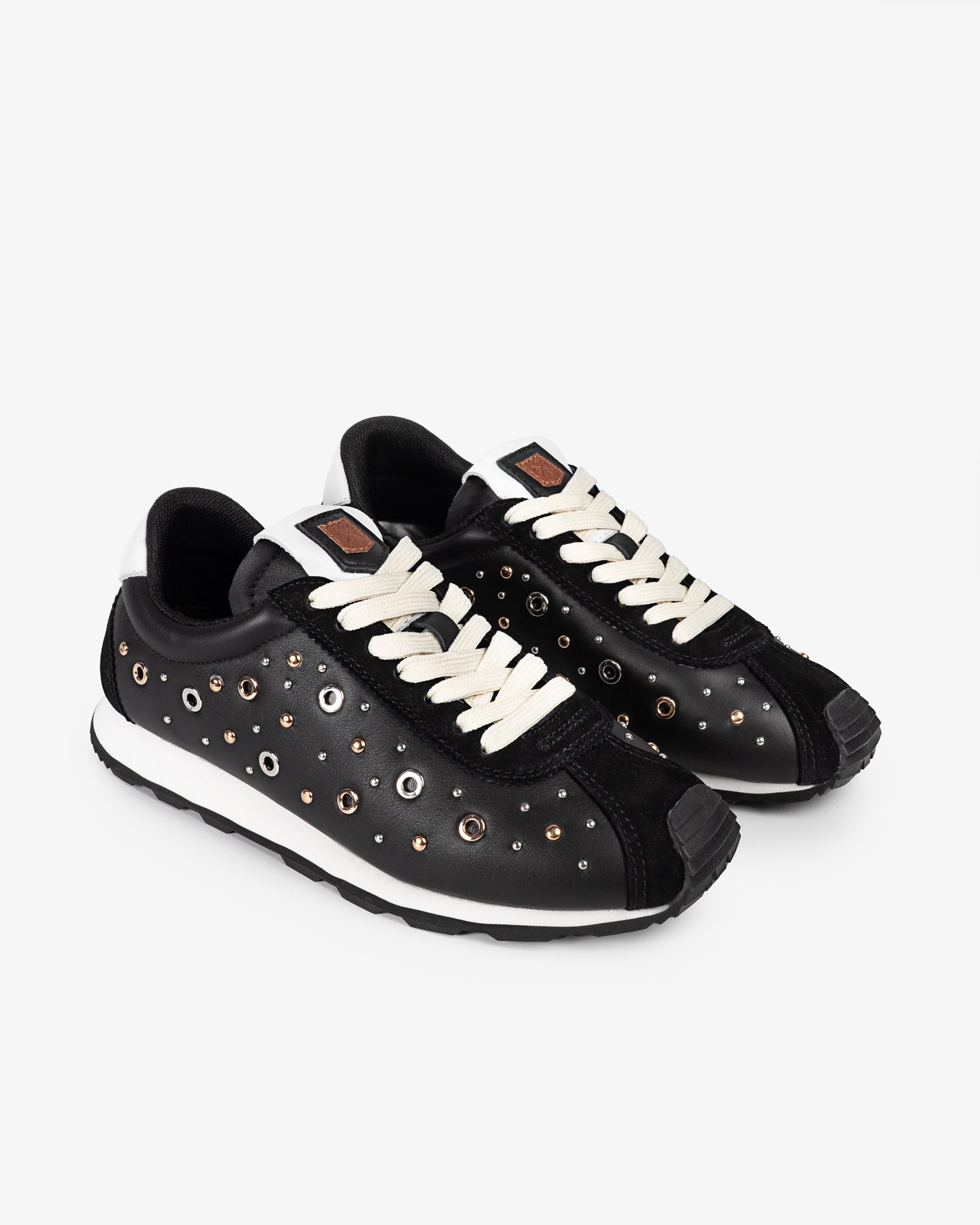 Inara Studded Sneakers Black