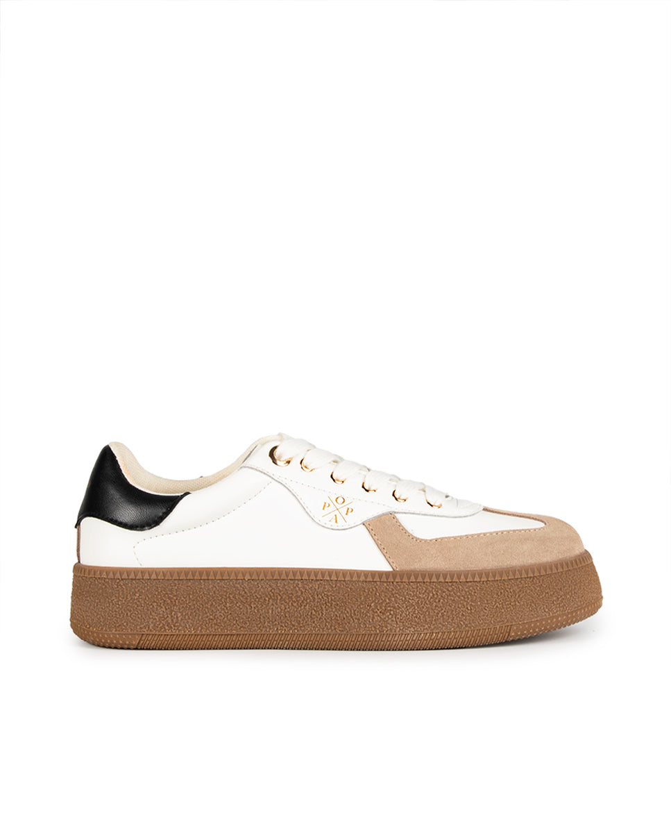 Noble White Platform Sneaker