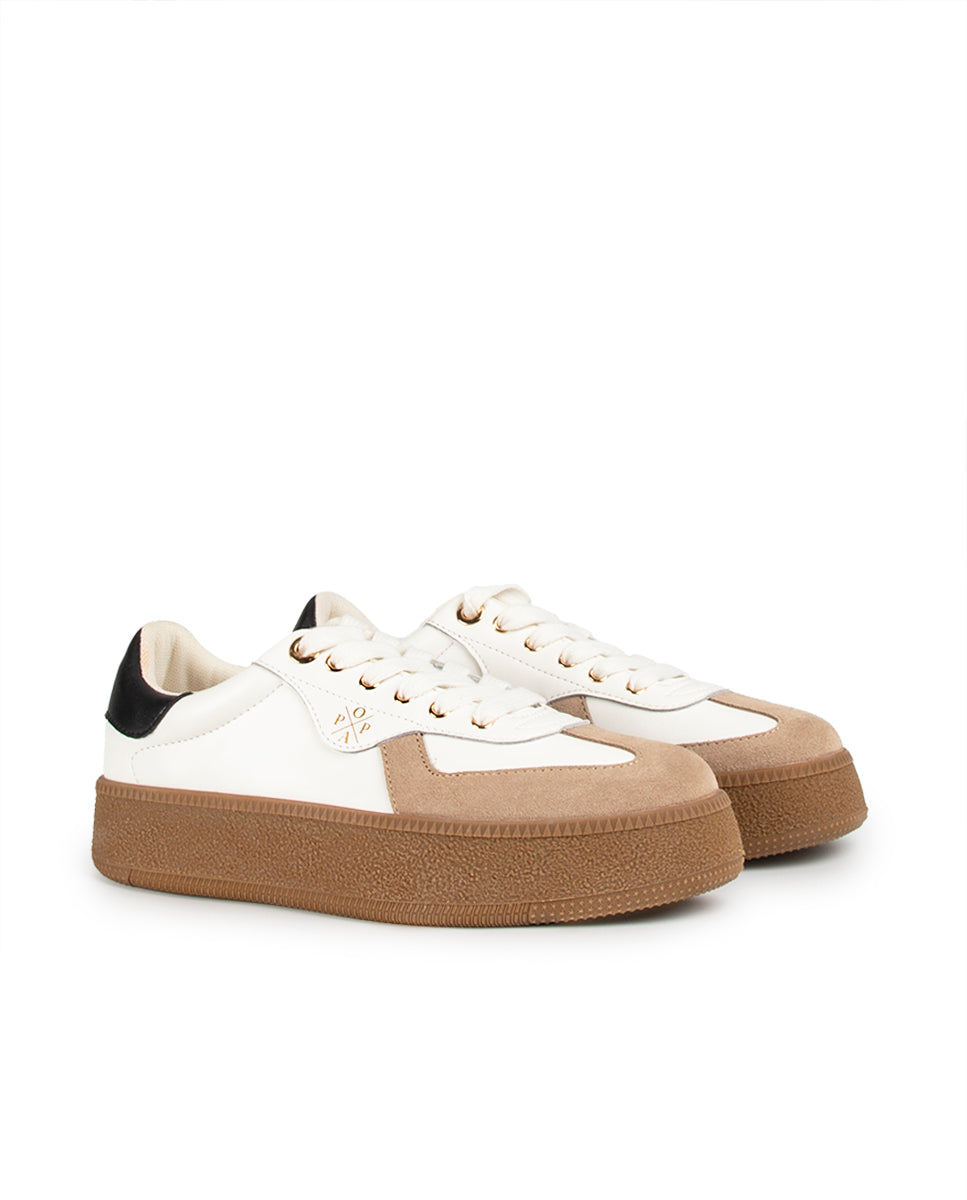 Noble White Platform Sneaker