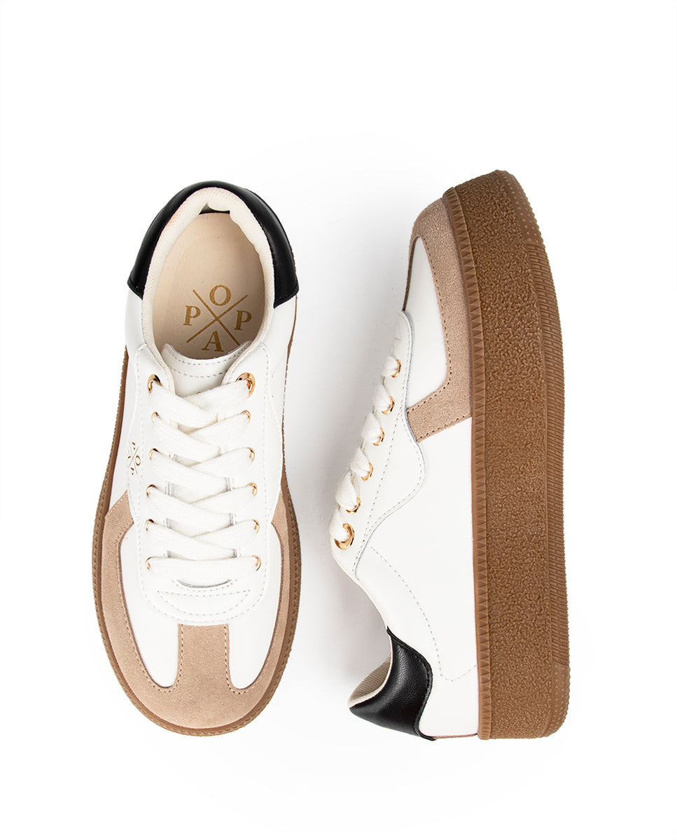 Noble White Platform Sneaker