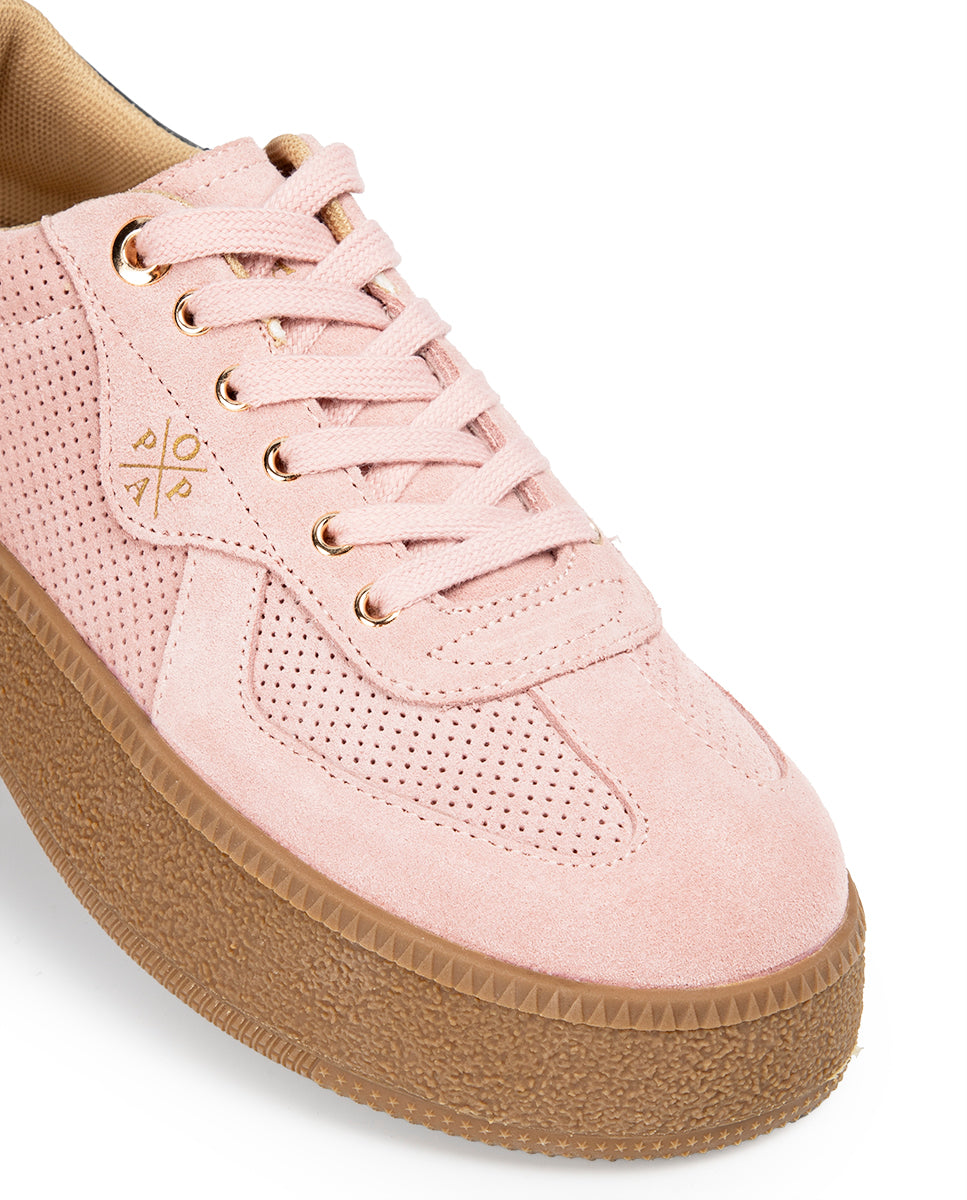 Zapatilla Plataforma Noble Rosa