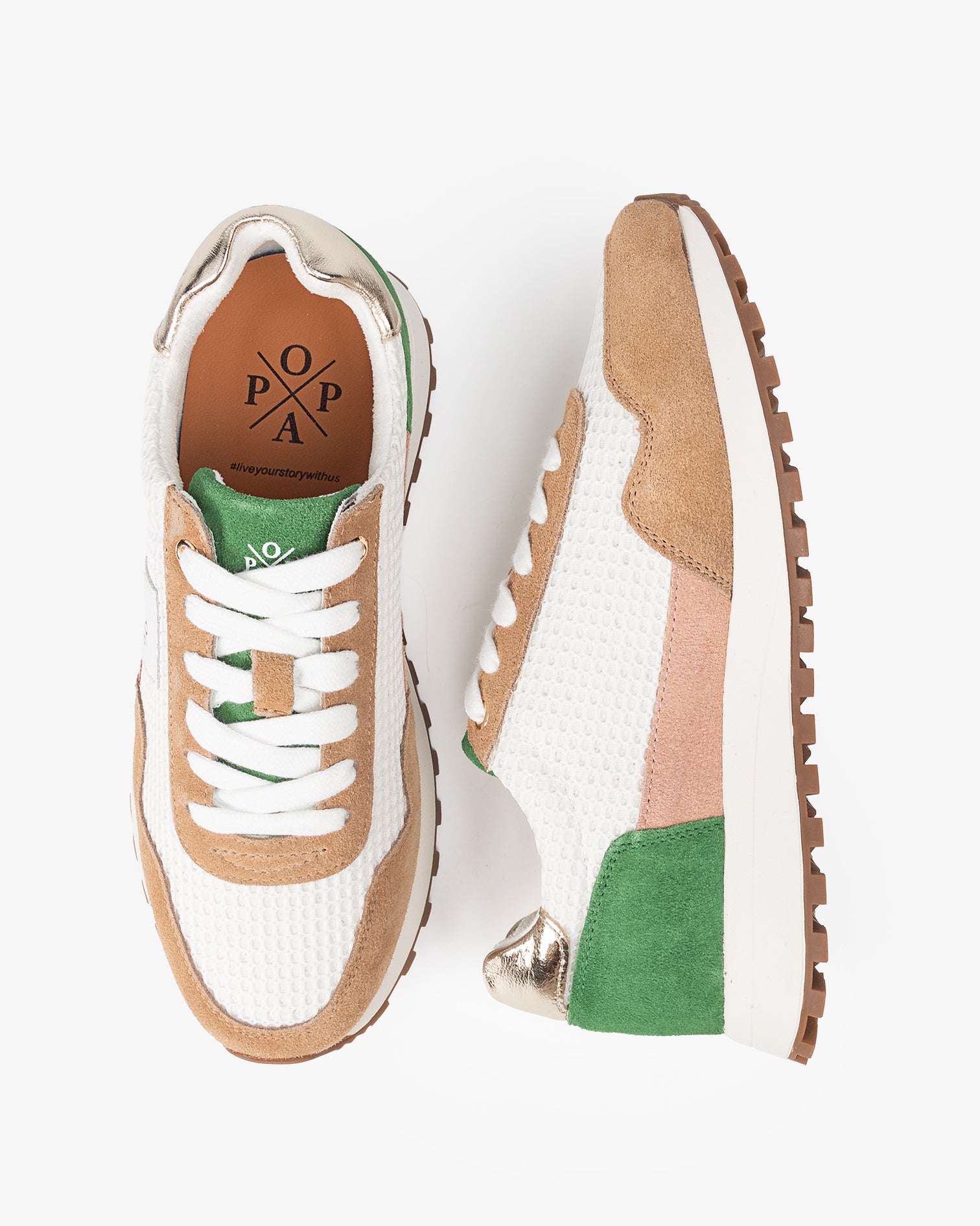 Lotse Green Mesh Sneaker