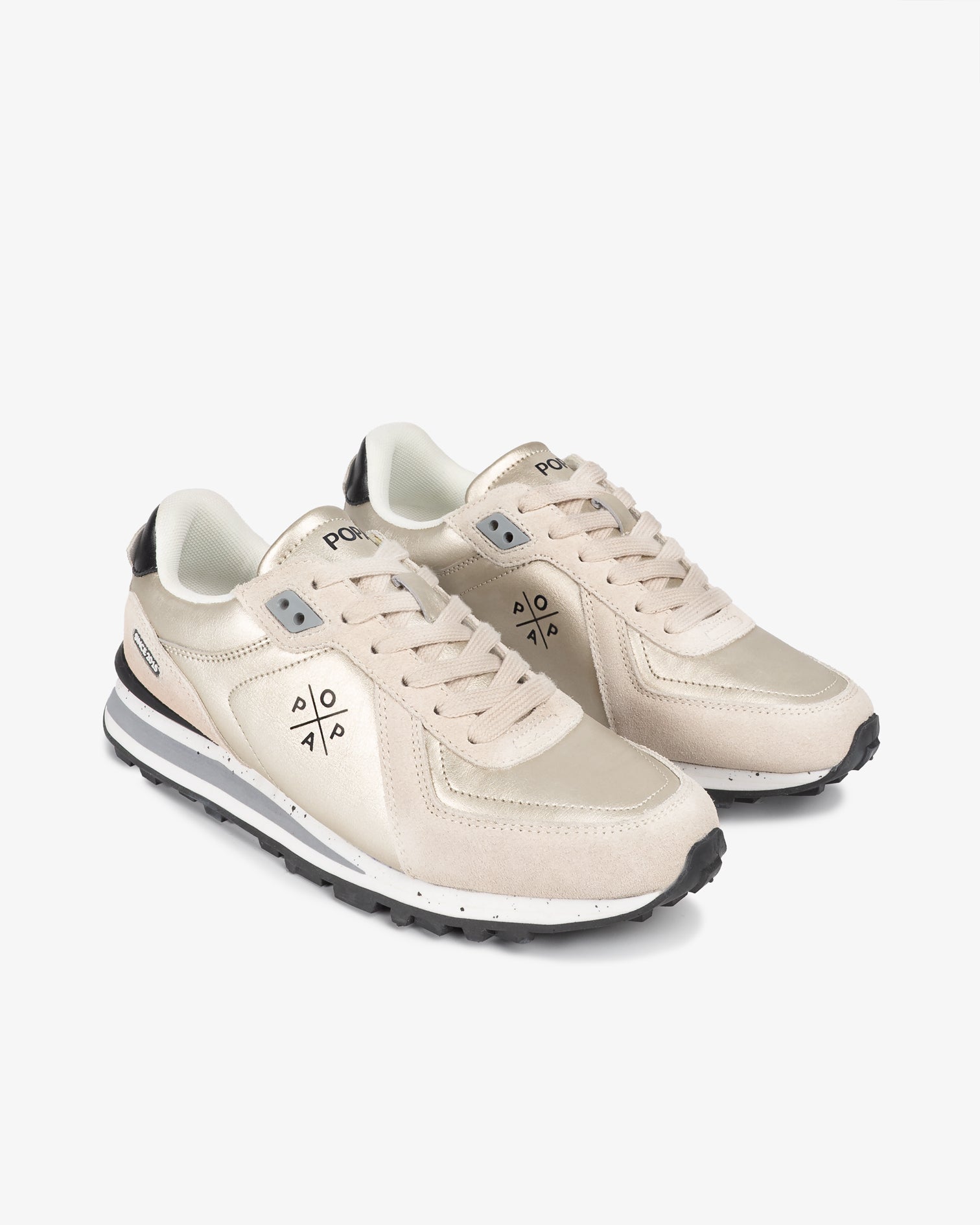 Blake Gold Laminated Sneaker