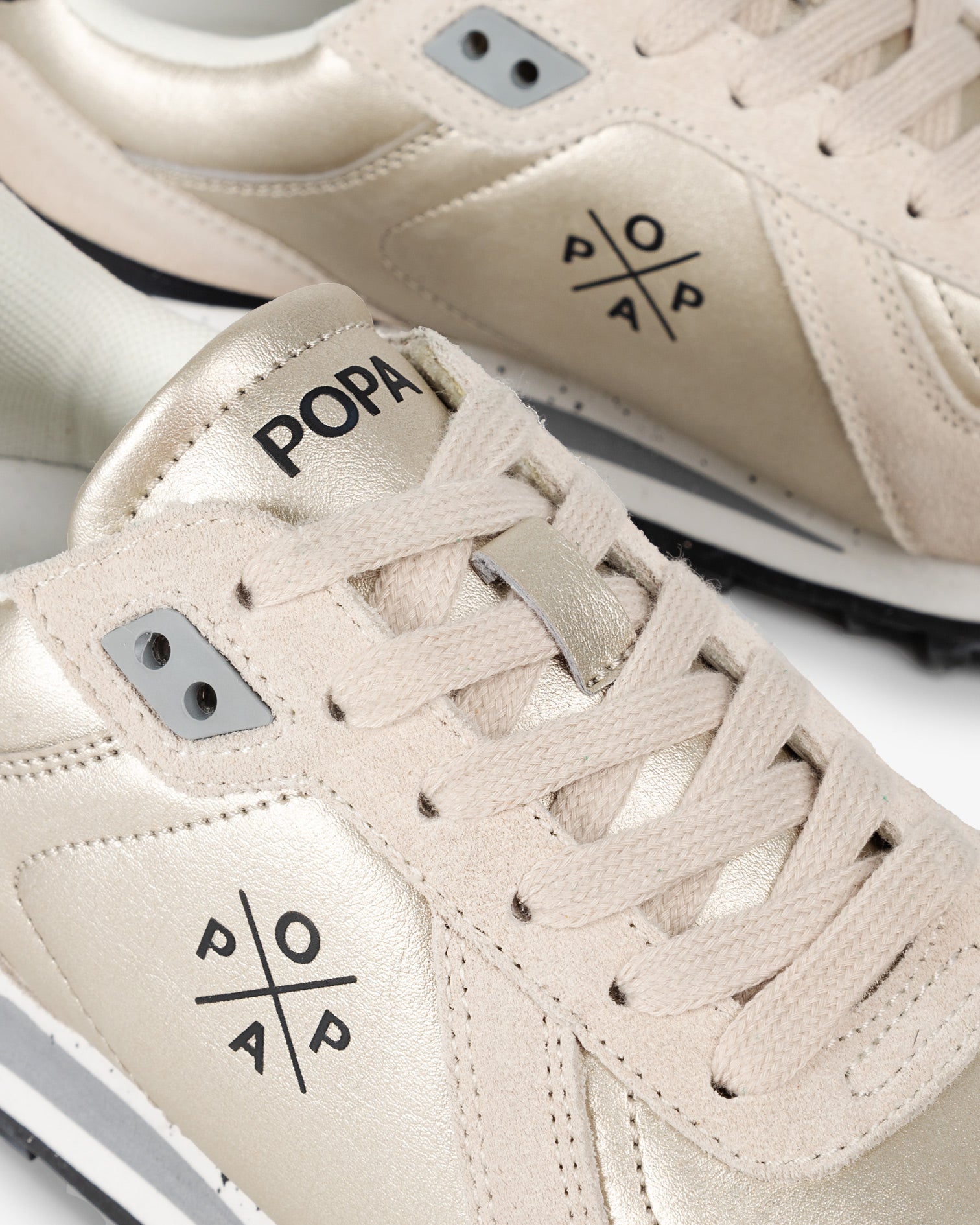 Blake Gold Laminated Sneaker