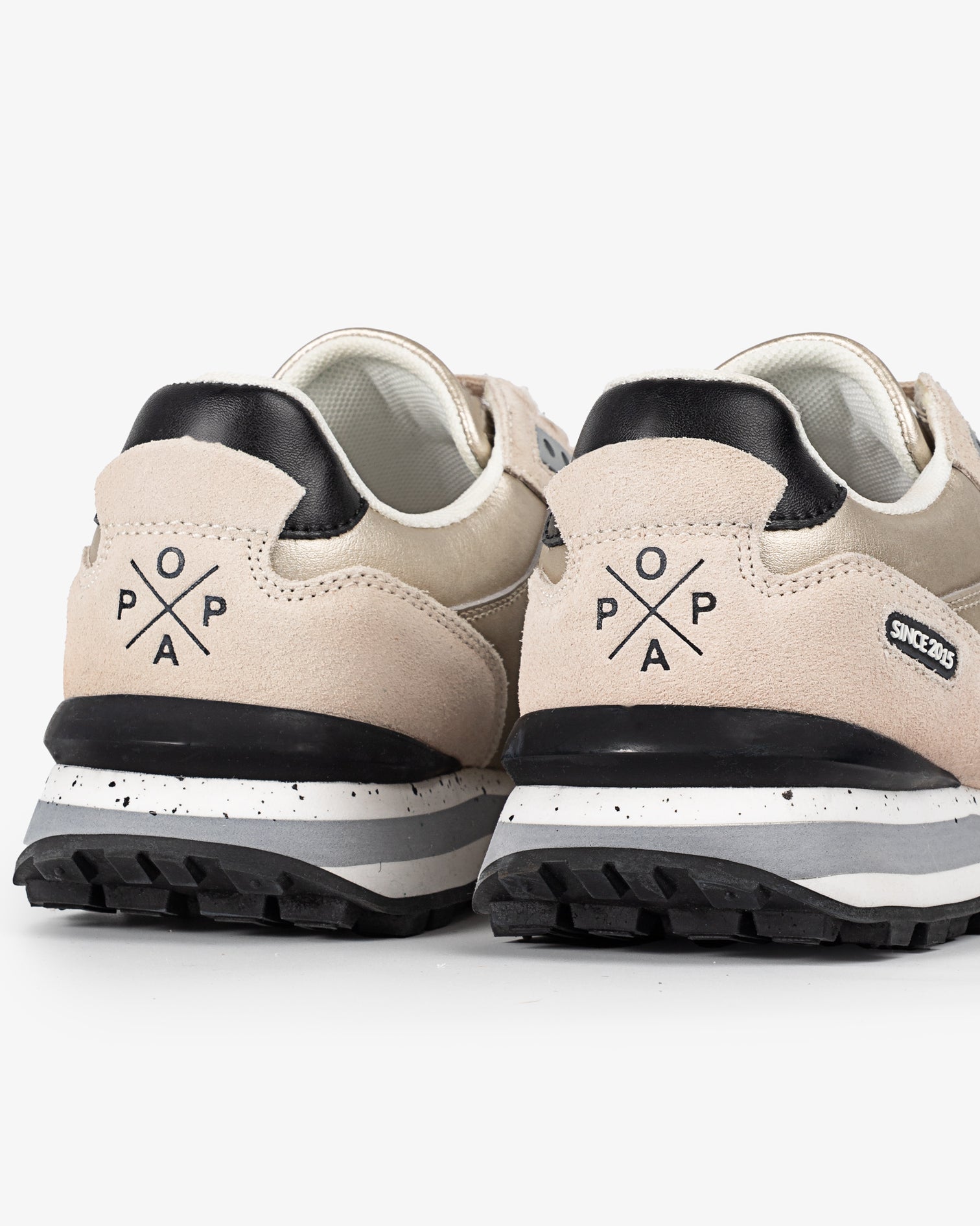 Blake Gold Laminated Sneaker