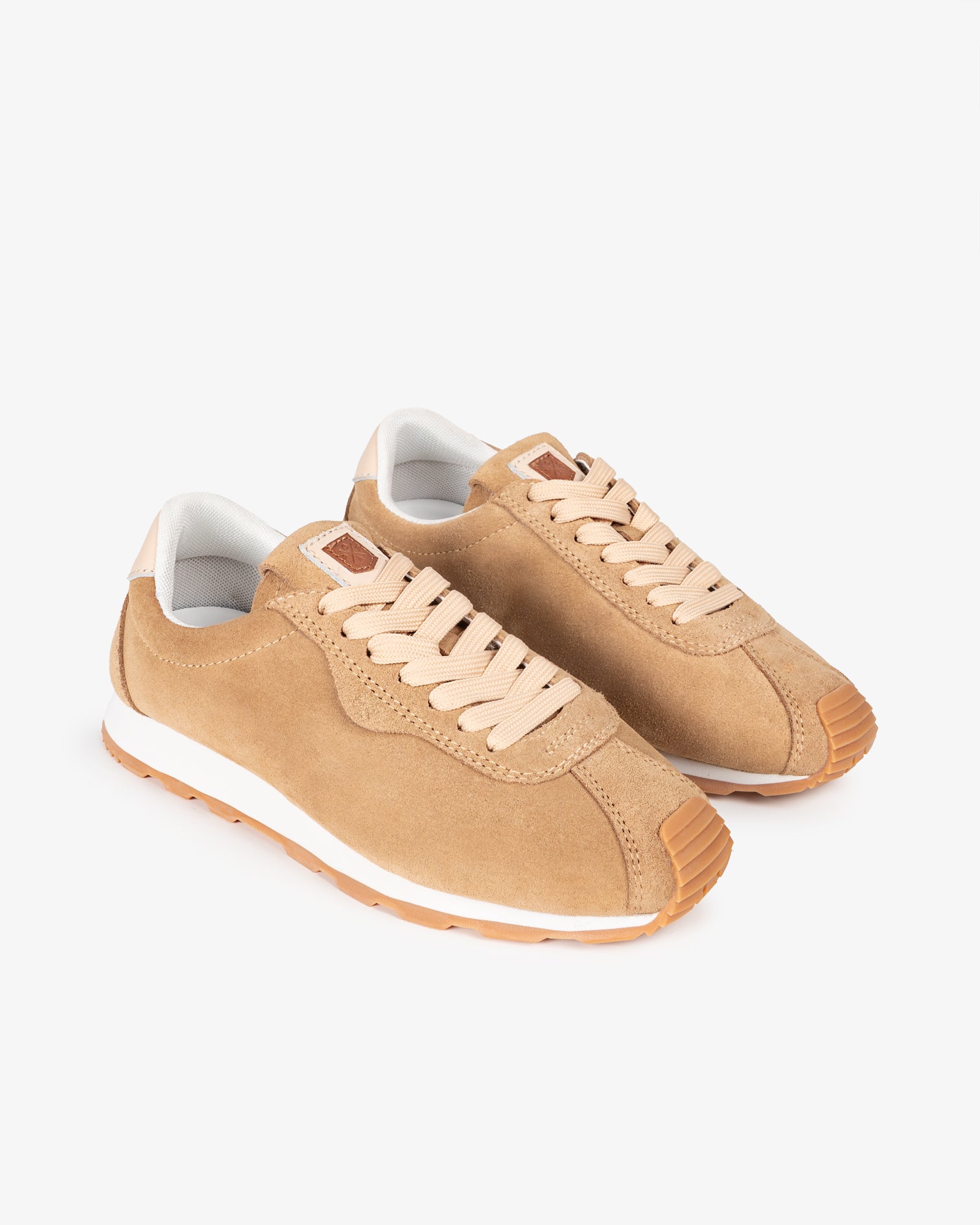 Kira Beige Suede Sneaker