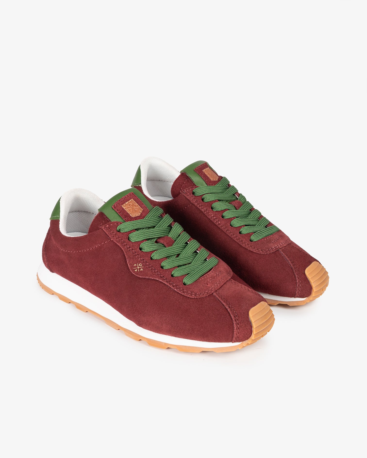 Kira Burgundy Suede Sneaker