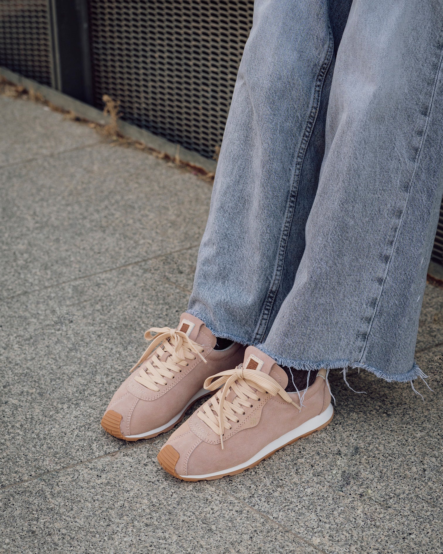 Kira Pink Suede Sneaker