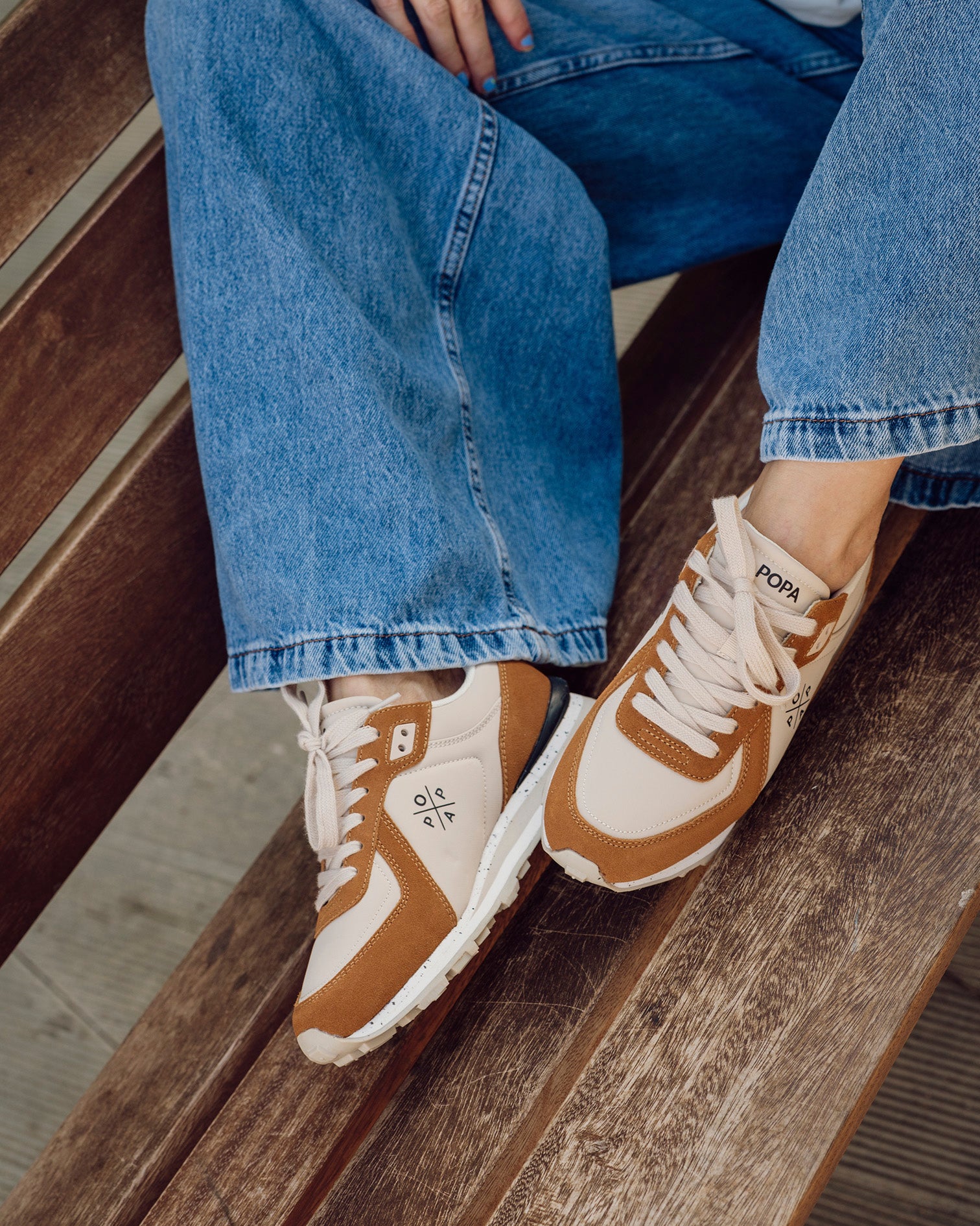 Blake Nylon Brown Sneaker