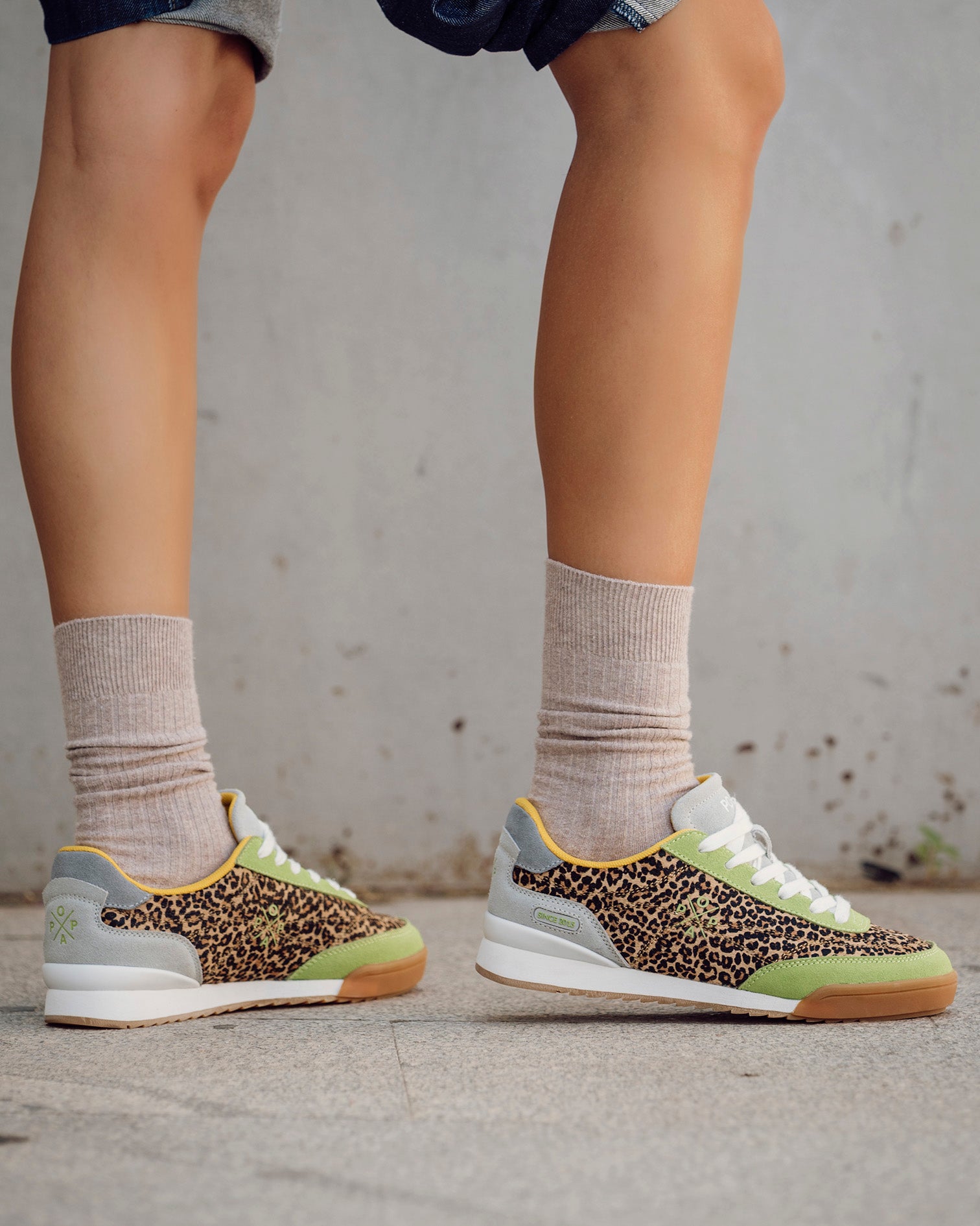 Zapatilla Muse Animal Verde