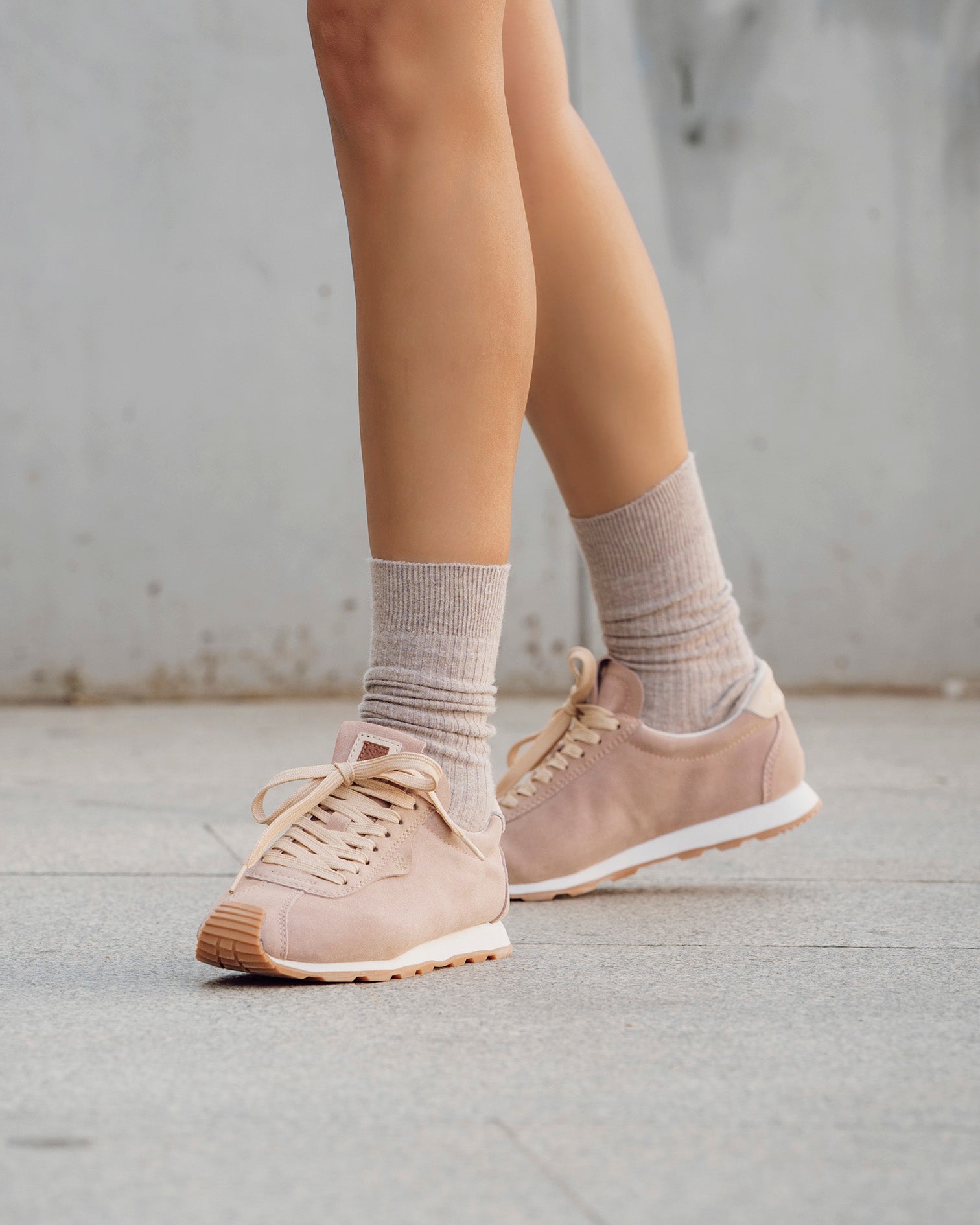 Kira Pink Suede Sneaker