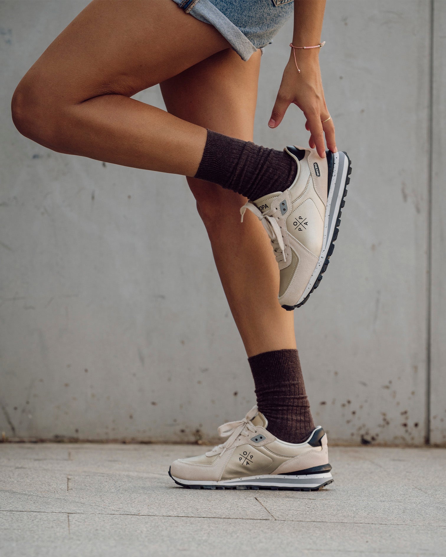 Blake Gold Laminated Sneaker