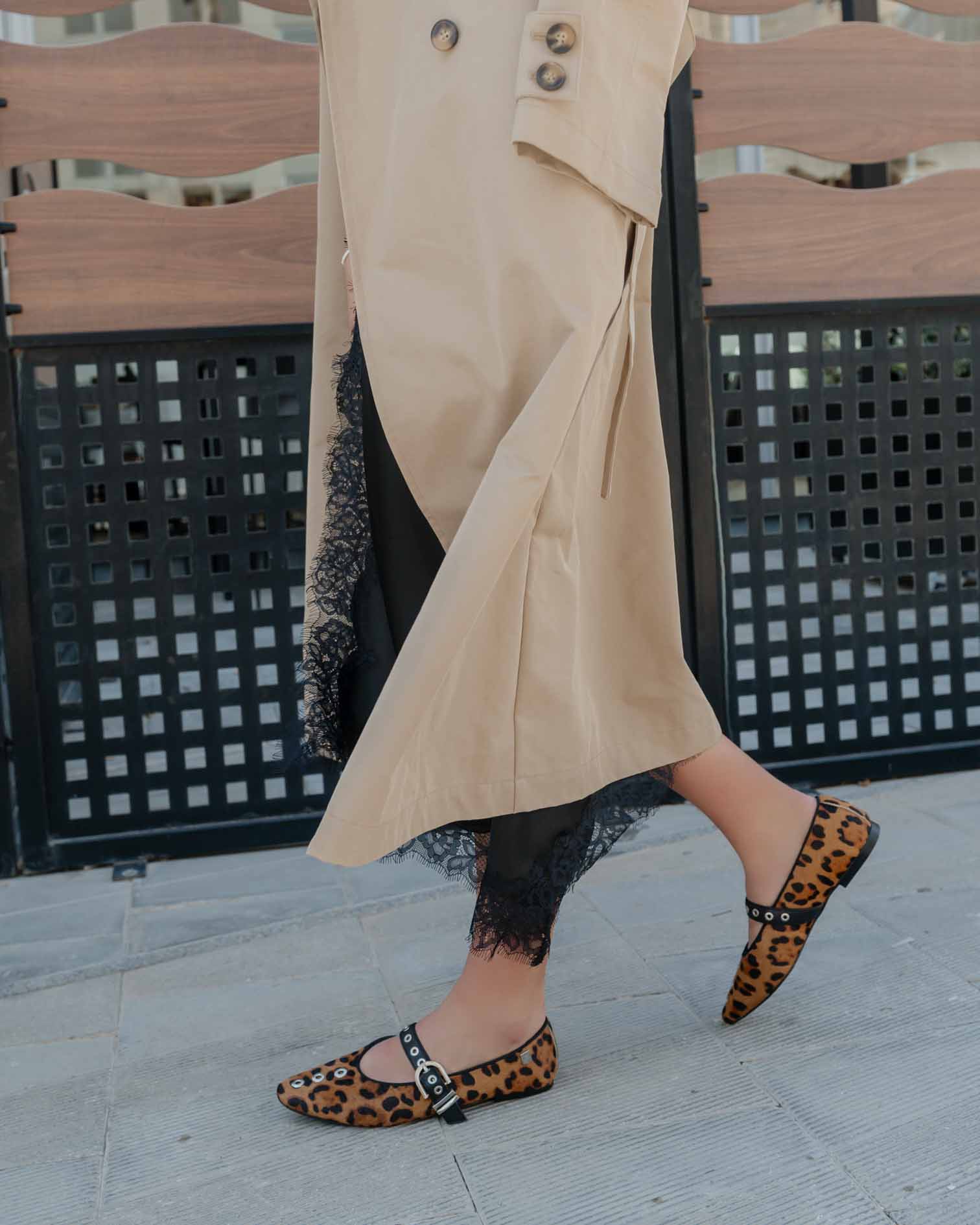 Bailarina de Leopardo con Hebilla Luzetta