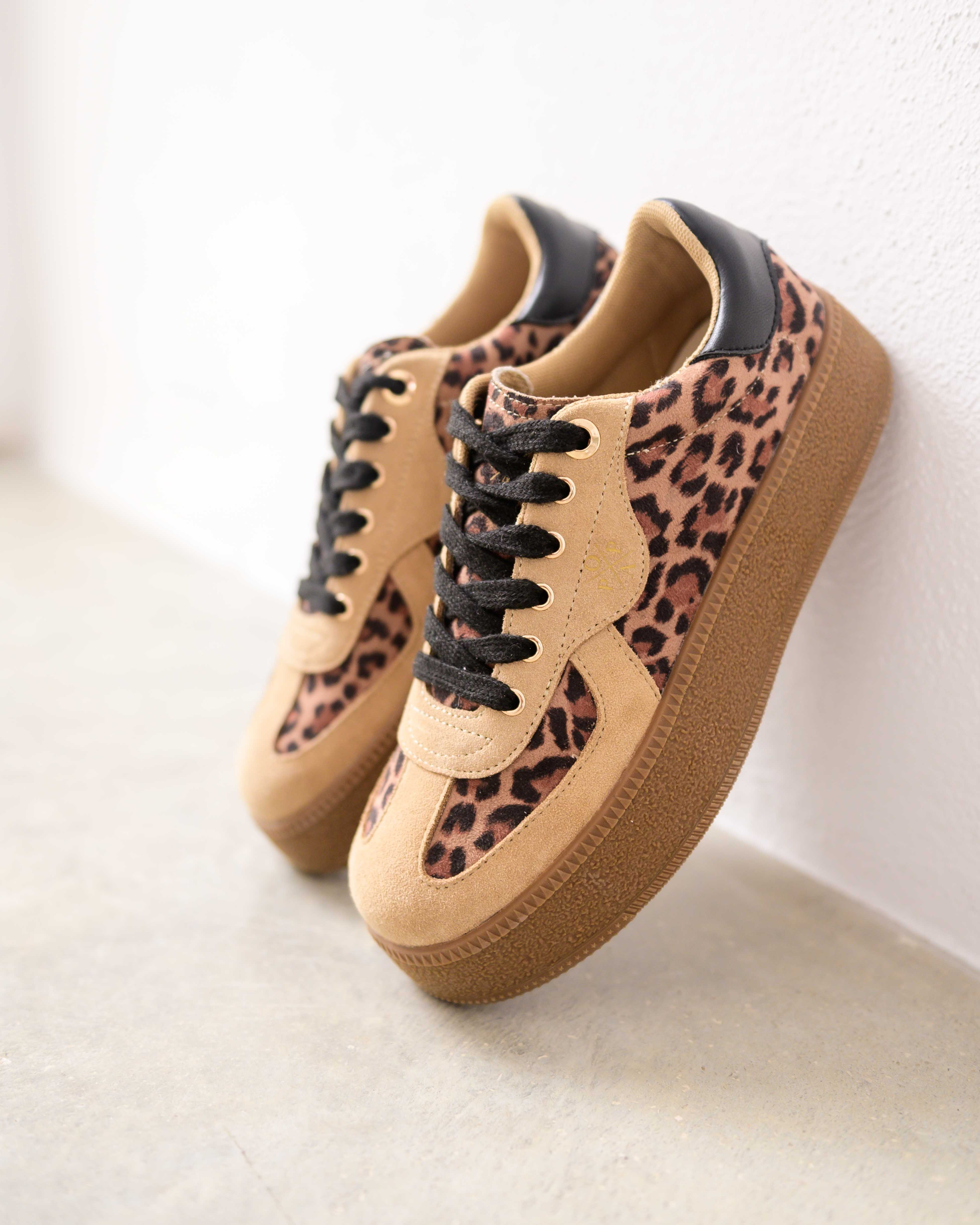 Zapatilla Plataforma Noble Leopardo