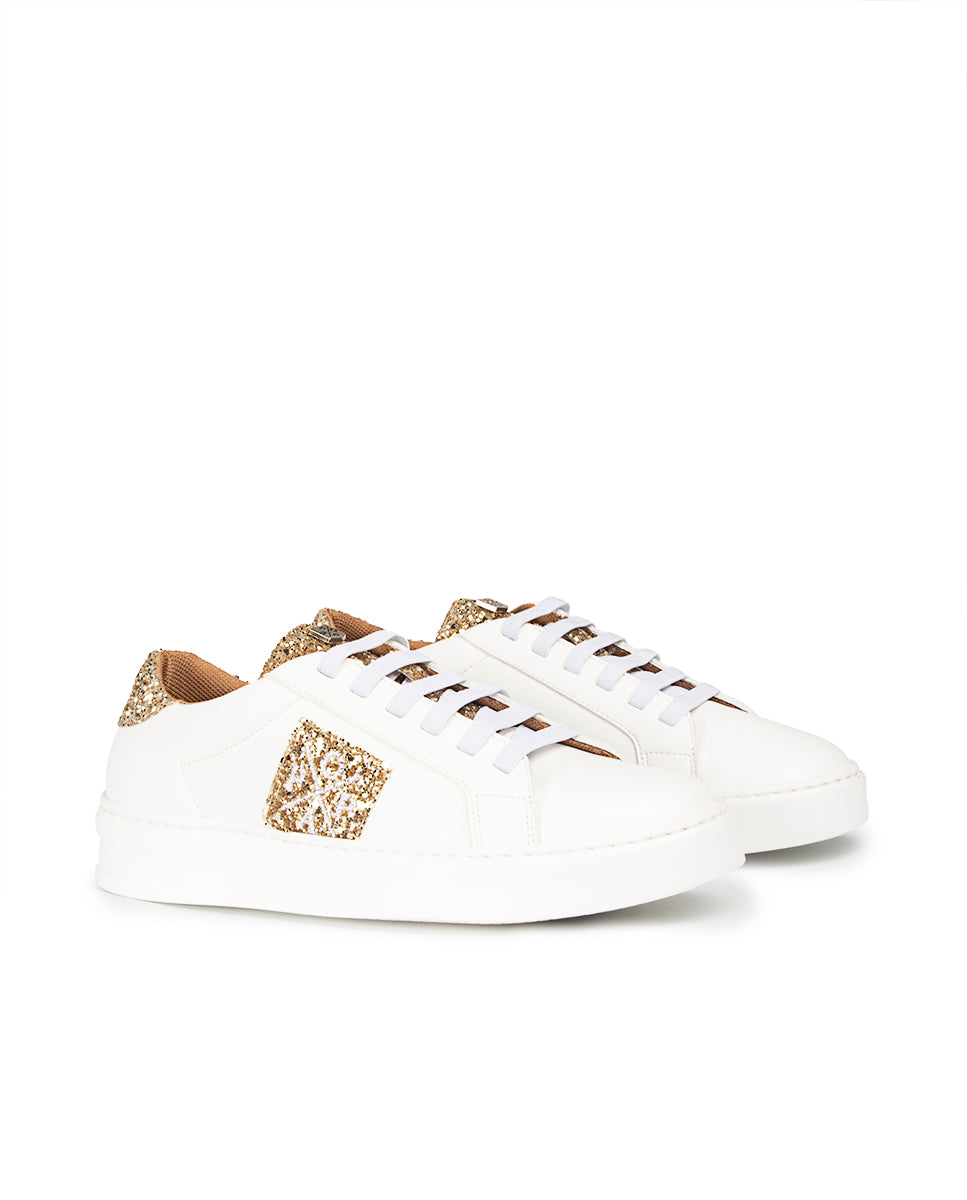 Macera Popa Glitter Gold Sneaker