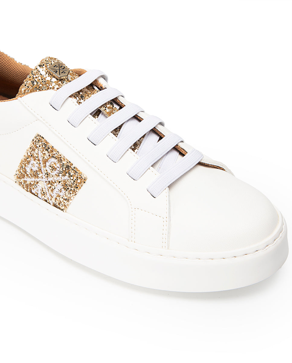 Macera Popa Glitter Gold Sneaker