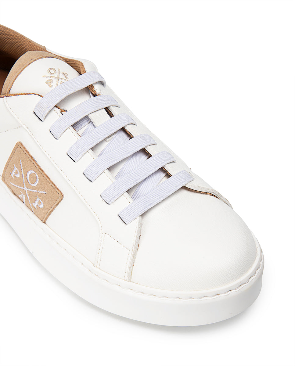 Zapatilla Macera Logo Popa Beige