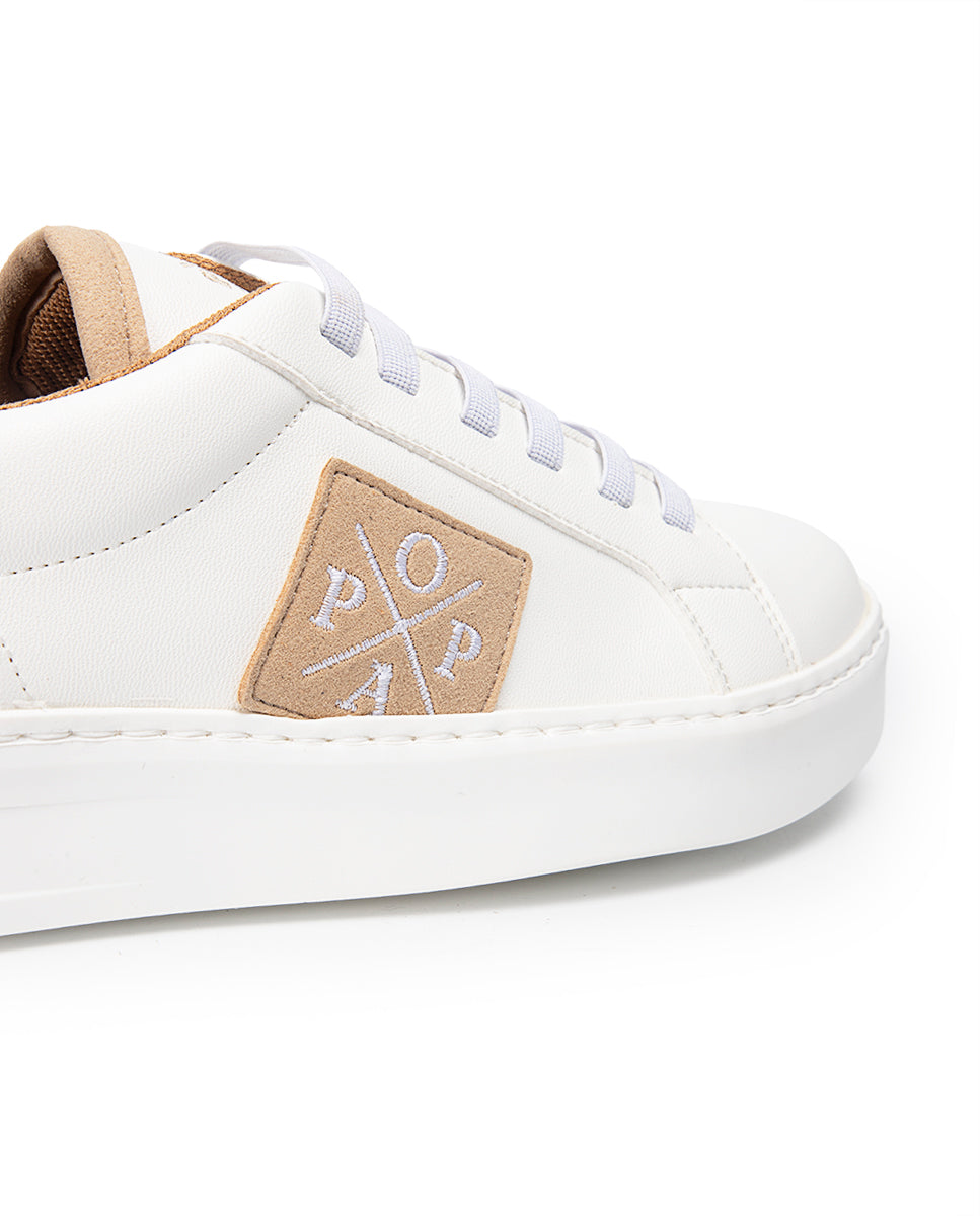 Macera Logo Popa Beige Sneaker