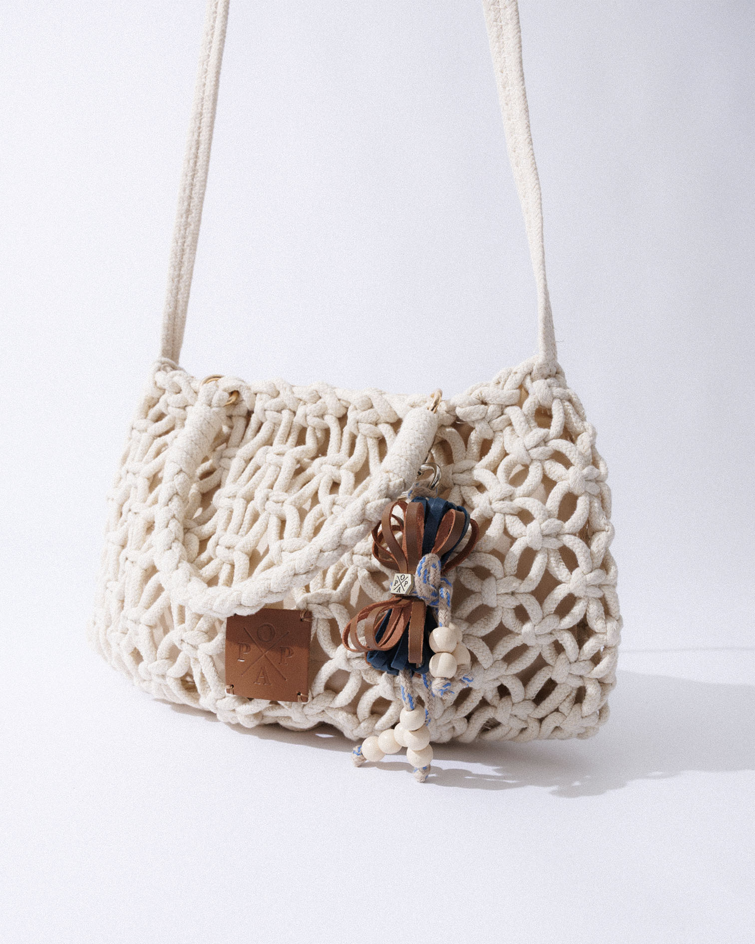 Sac Escape Crochet Beige 